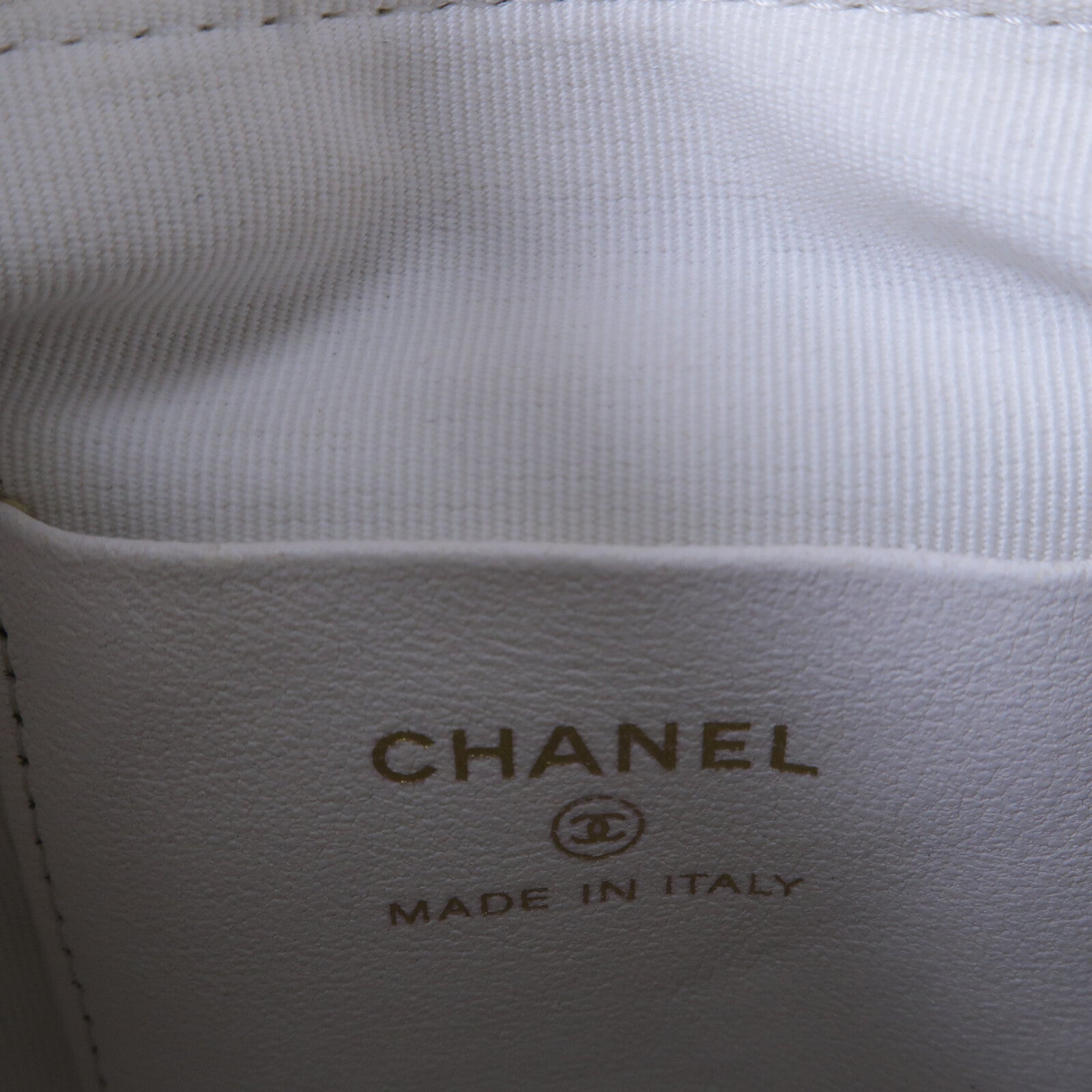 CHANEL 羊皮皮革Mini Bucket Bag鏈帶肩背袋