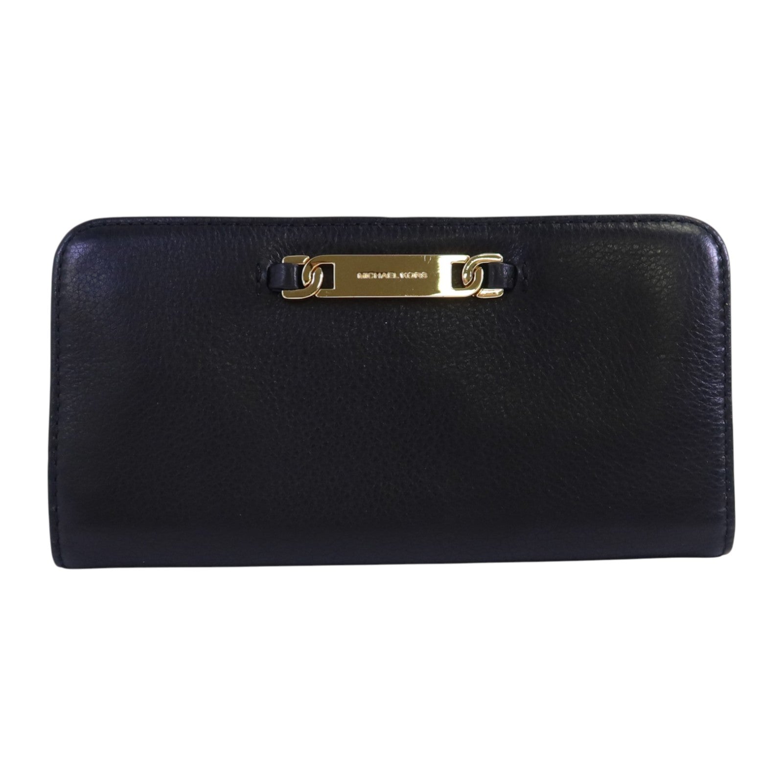 Michael Kors 牛皮皮革Long Wallet金扣長錢包