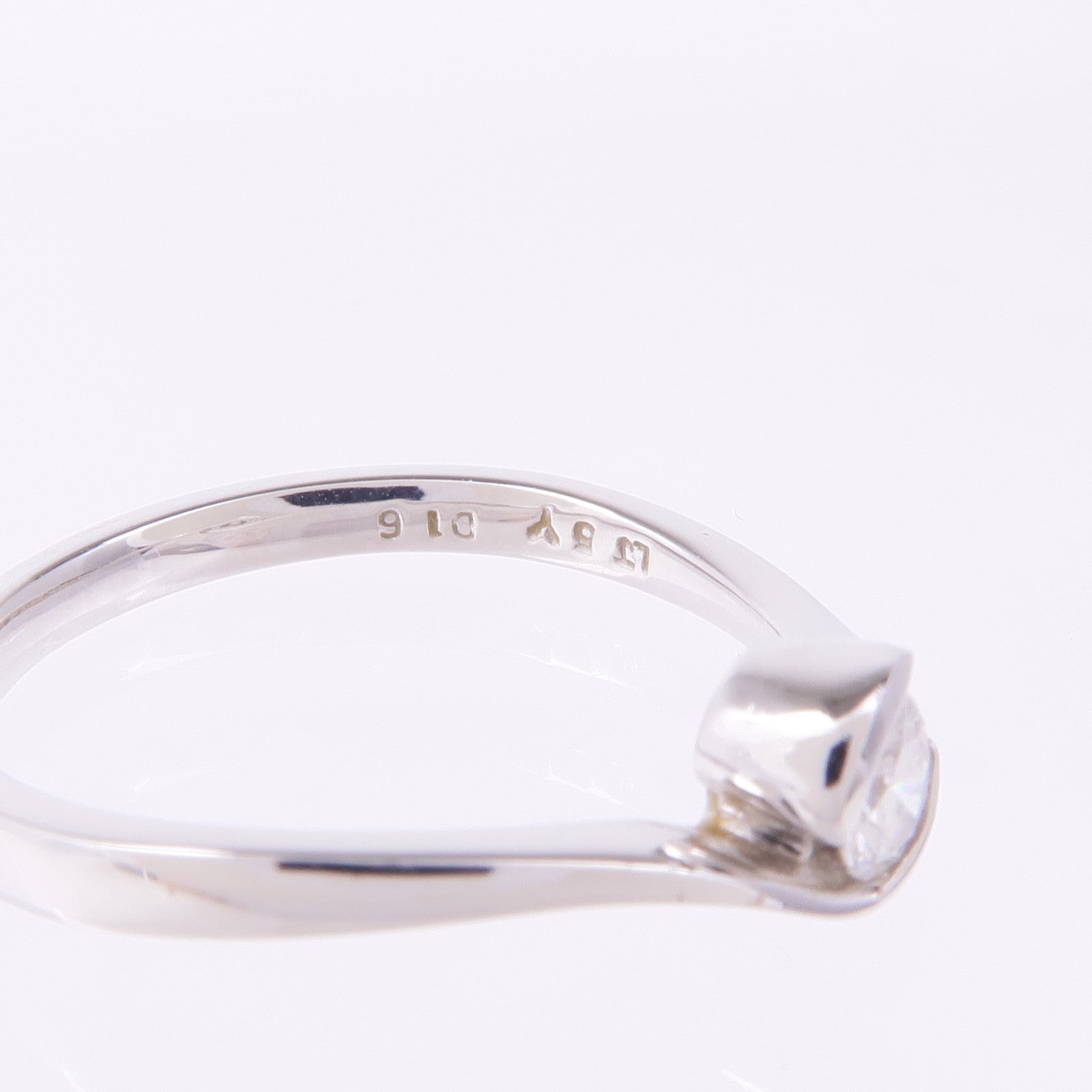 JEWELRY 【激減優惠】PT900鉑金Diamond Ring鑽石戒指US#5.75