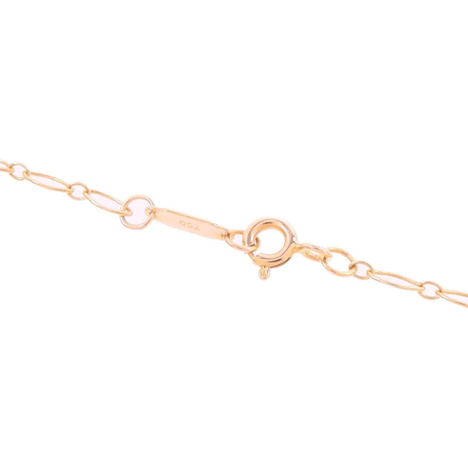 TIFFANY＆CO 18K玫瑰金Star Key Necklace鑽石項鍊