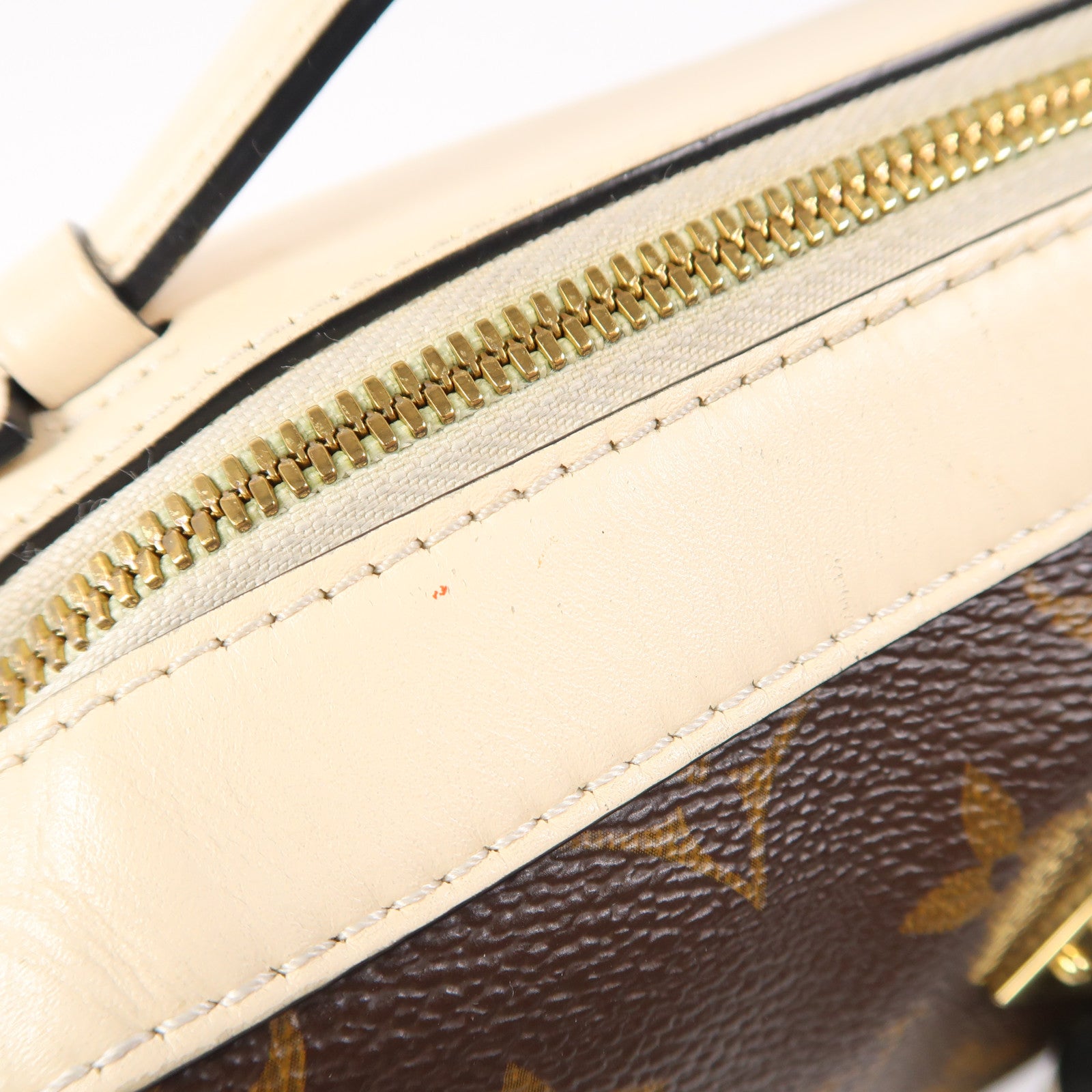 LOUIS VUITTON Monogram Saintonge金扣手挽肩背兩用袋