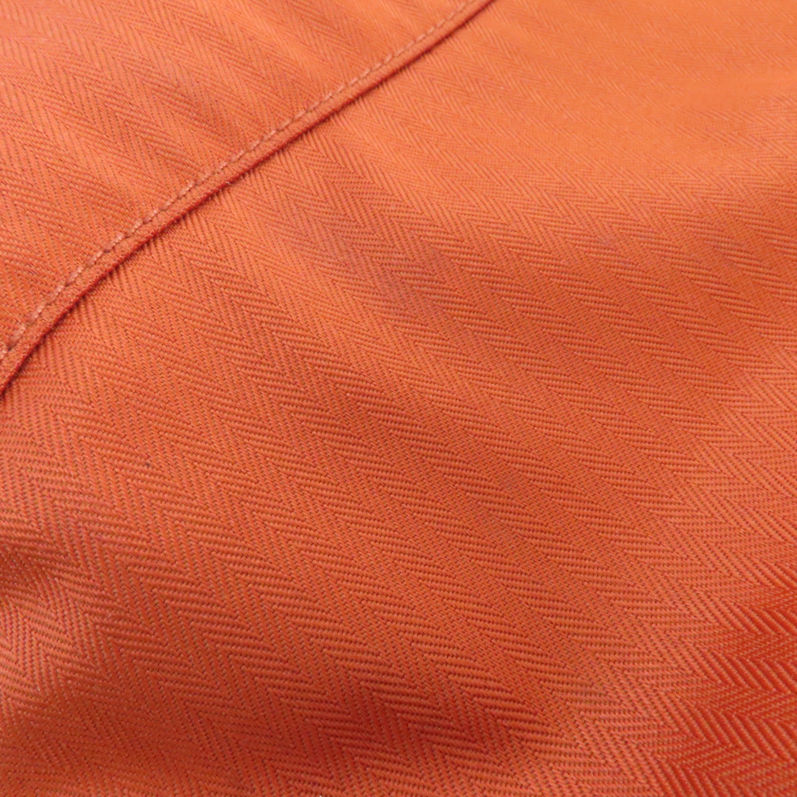 HERMES 帆布Bolide Pouch GM銀扣手拿包棕色