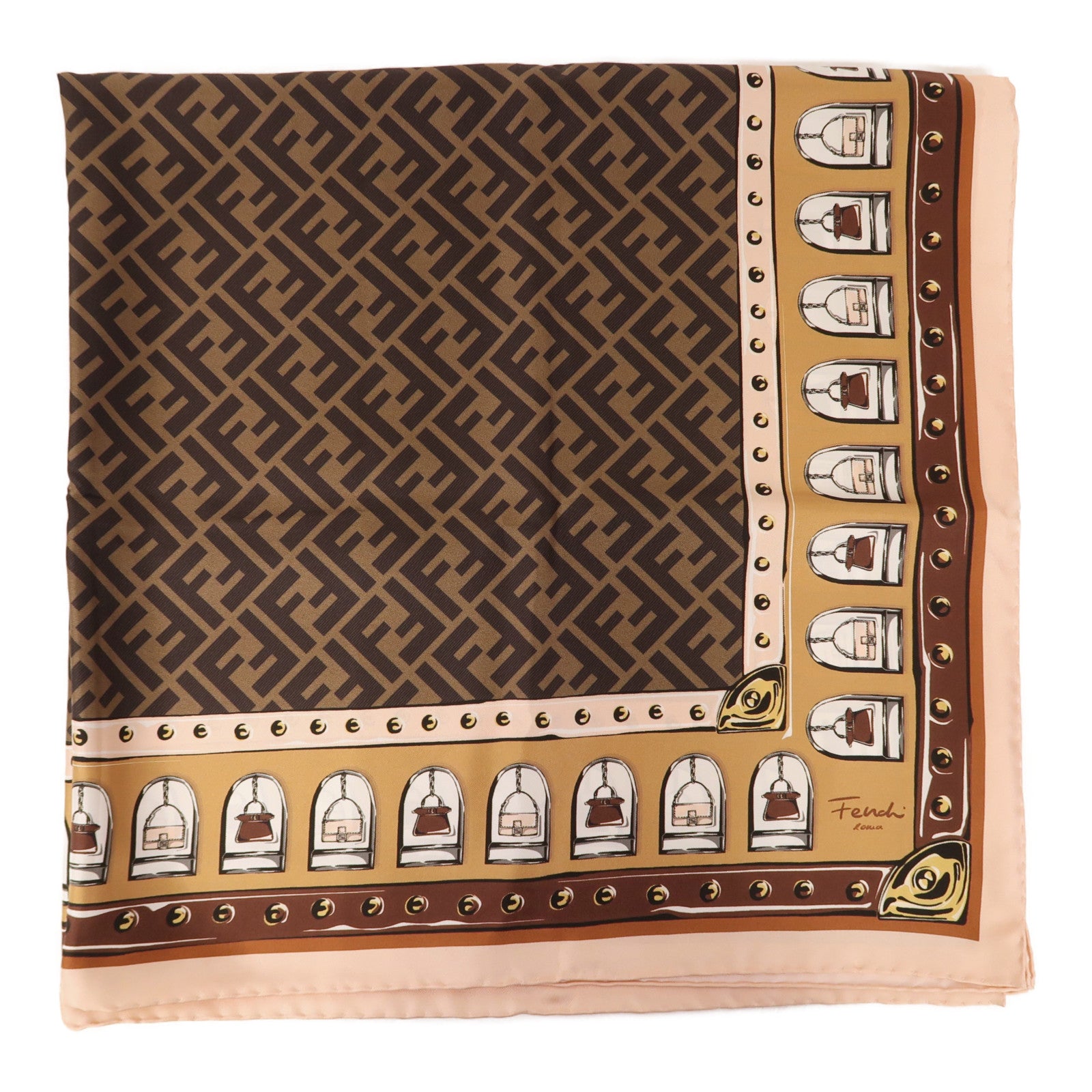 FENDI 絲質Scarf絲巾