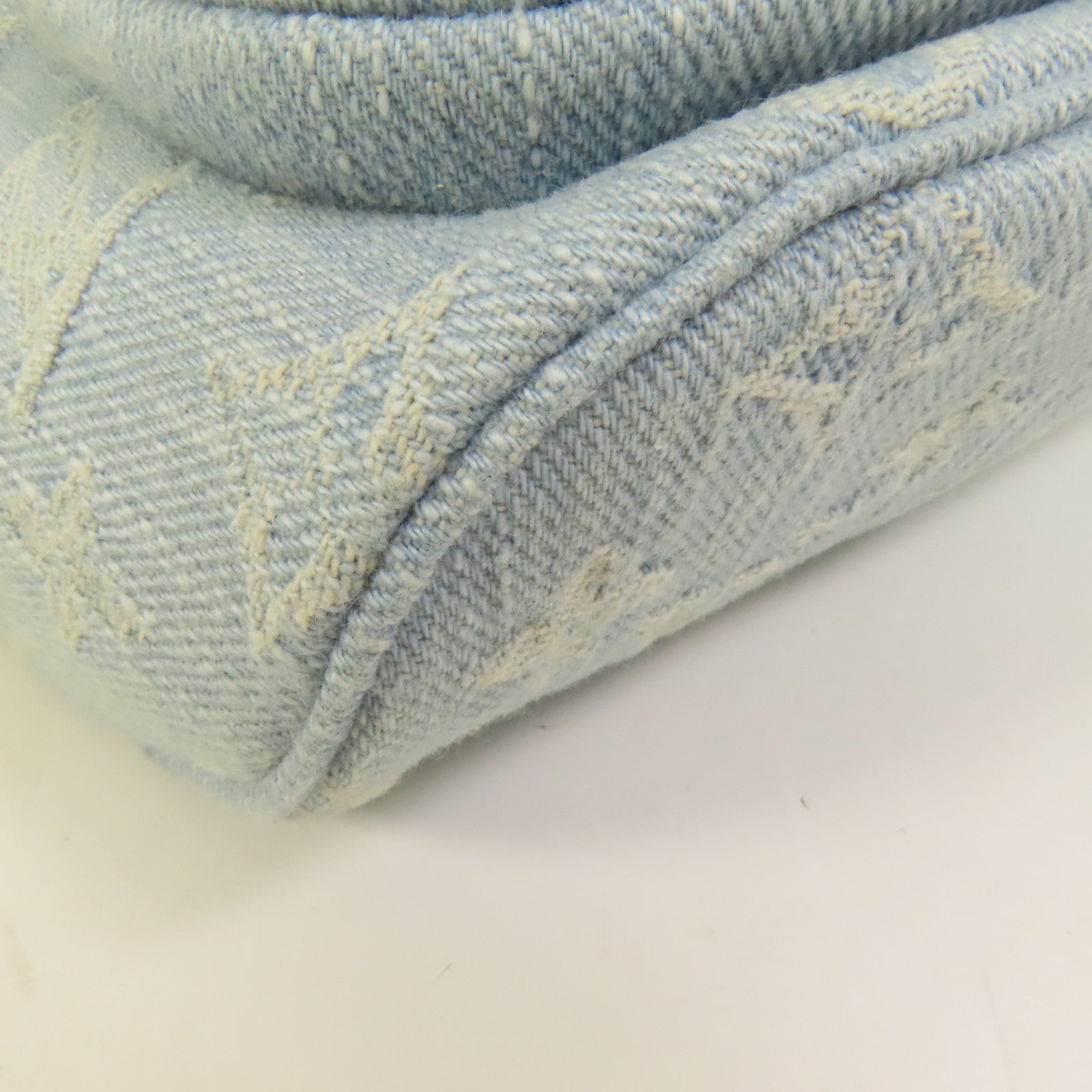 LOUIS VUITTON Monogram Denim Mini Bumbag金扣手挽肩背兩用袋