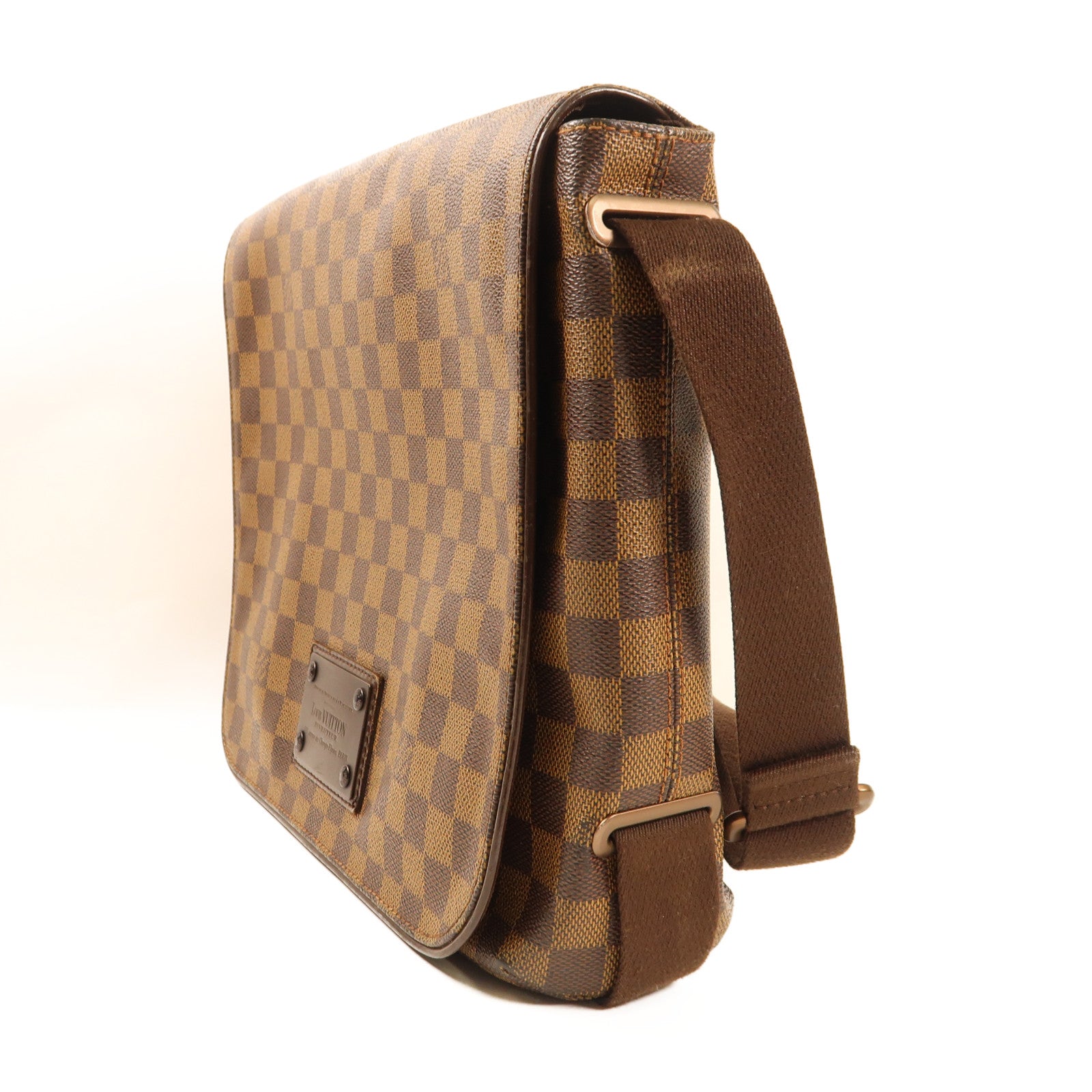 LOUIS VUITTON Damier Brooklyn MM肩背袋/斜挎包