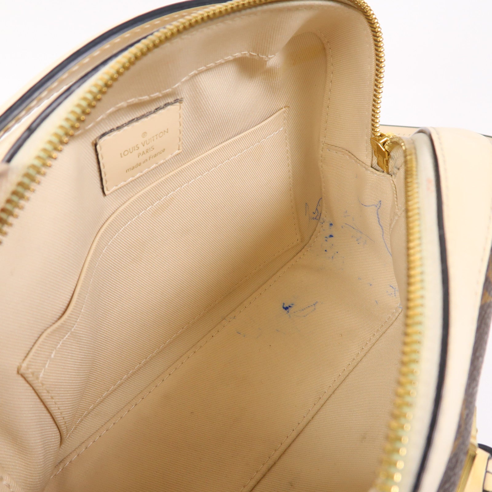 LOUIS VUITTON Monogram Saintonge金扣手挽肩背兩用袋