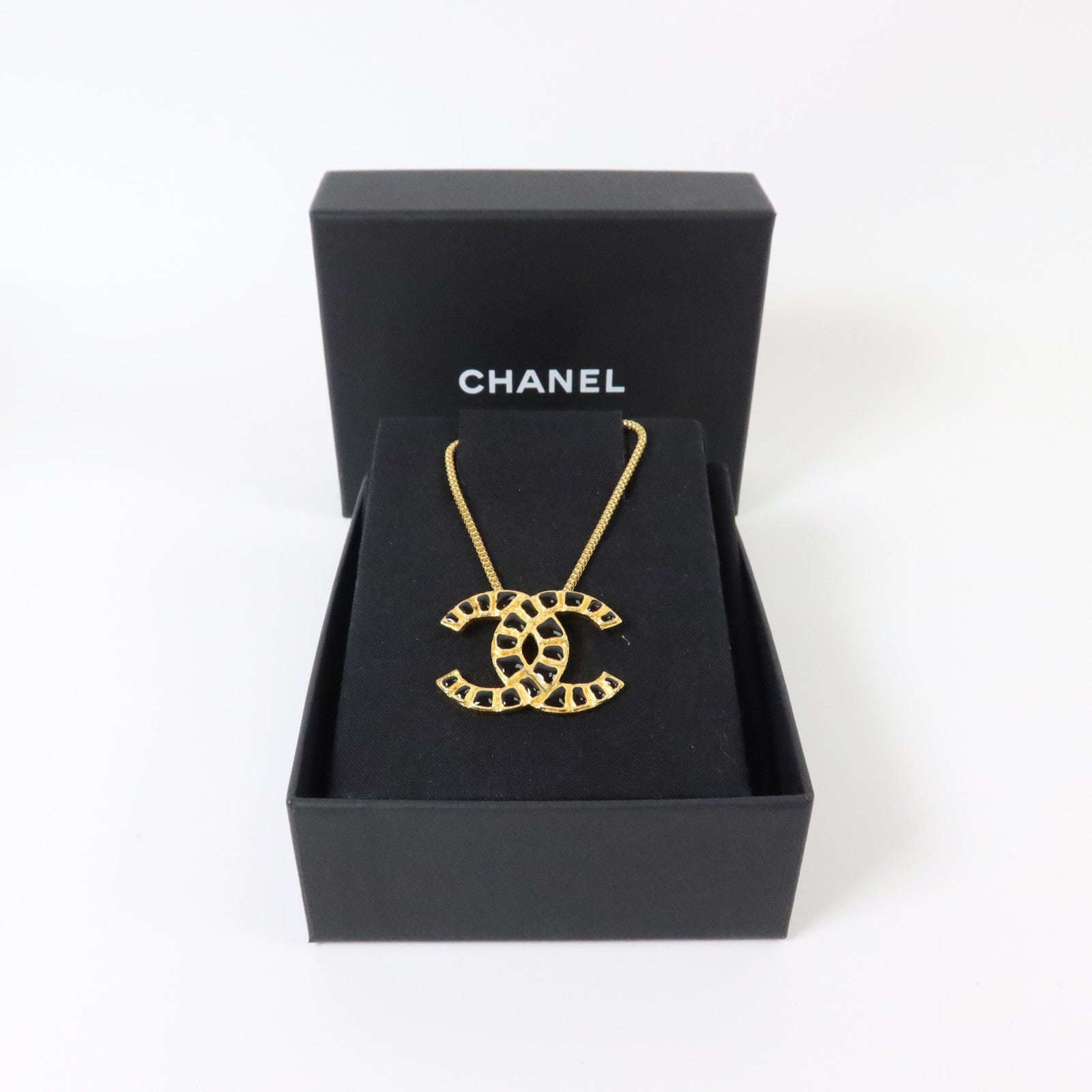 CHANEL PVC/金屬CC Necklace項鏈