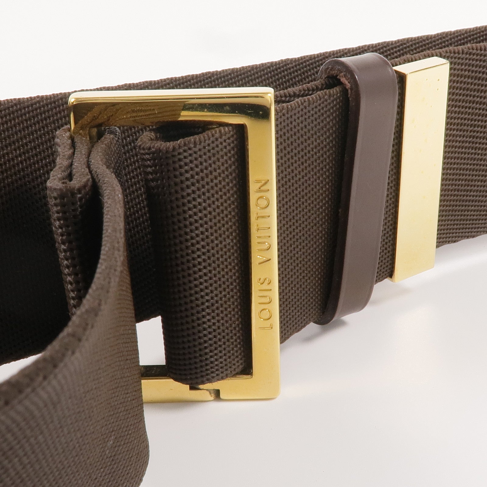 LOUIS VUITTON Damier Geronimos金扣腰包