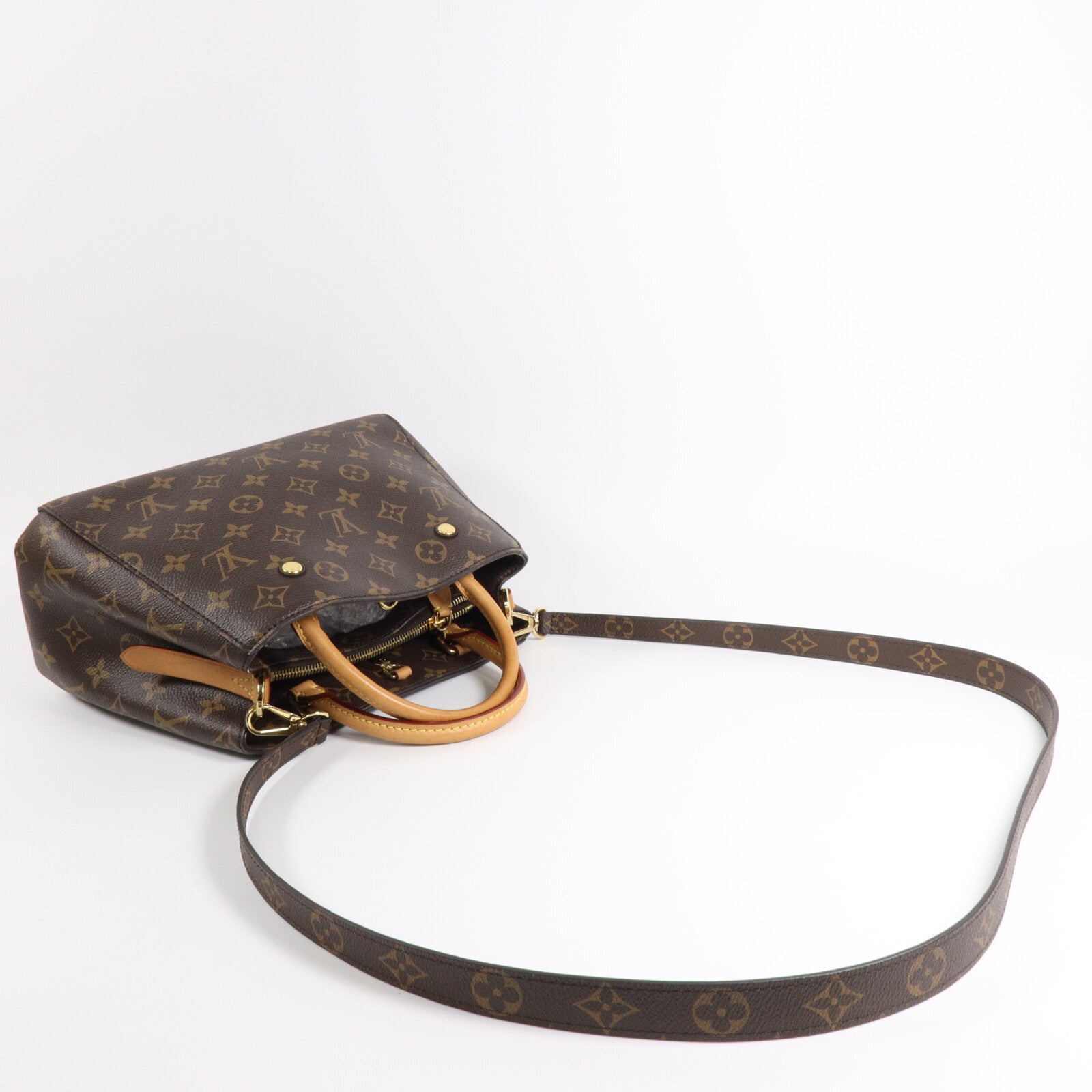 LOUIS VUITTON Monogram Montaigne BB手挽肩背兩用袋