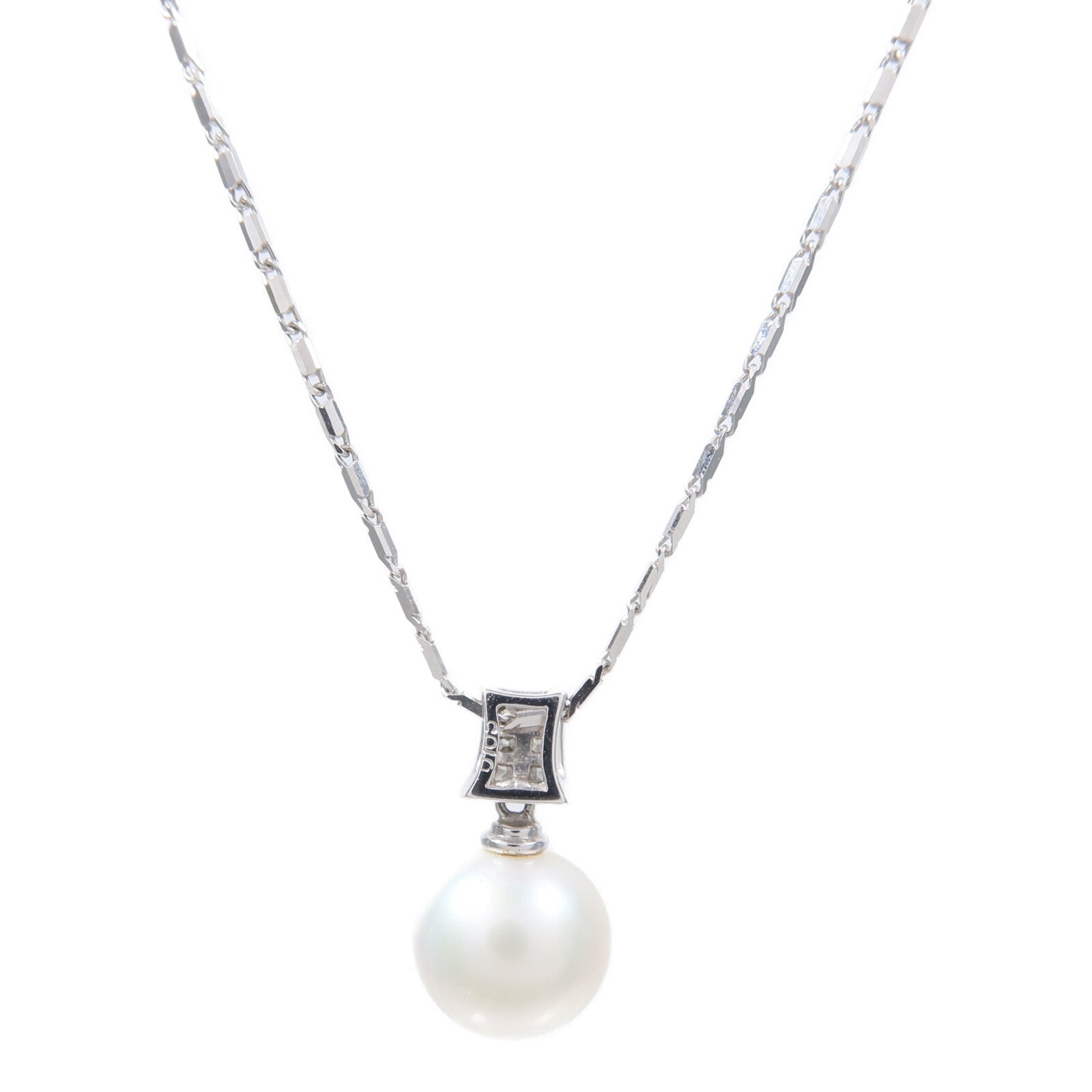 JEWELRY 18K白金Pearl Diamond Necklace珍珠/鑽石項鍊