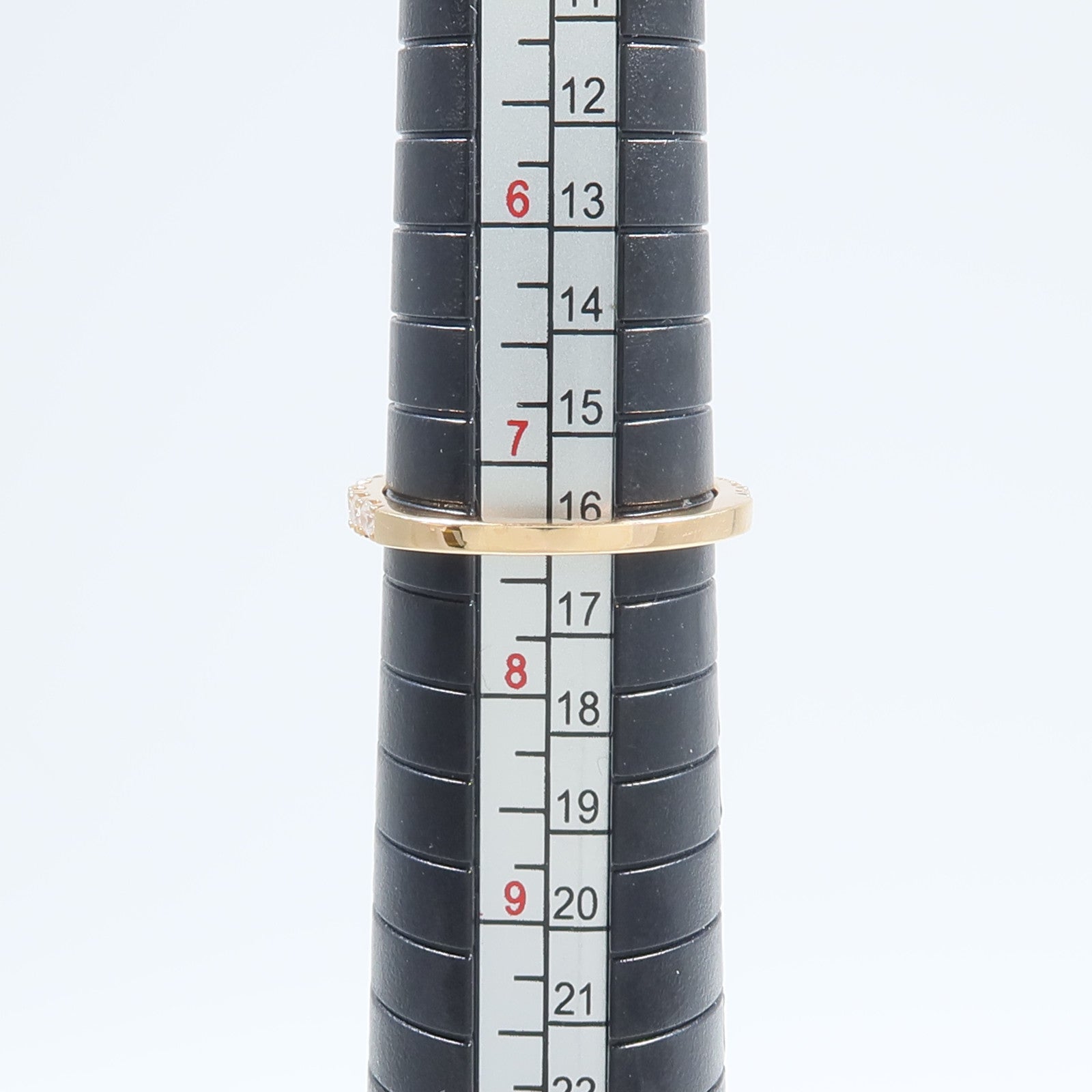 HERMES 18K玫瑰金Finesse Ring鑽石戒指