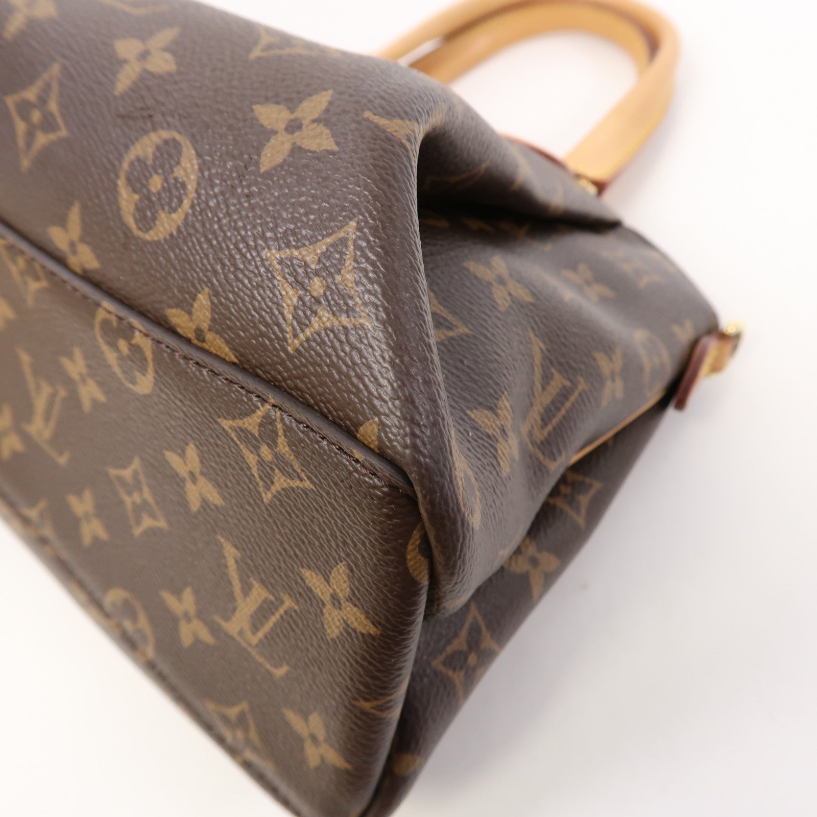 LOUIS VUITTON Monogram Rivoli PM金扣手挽肩背兩用袋啡色