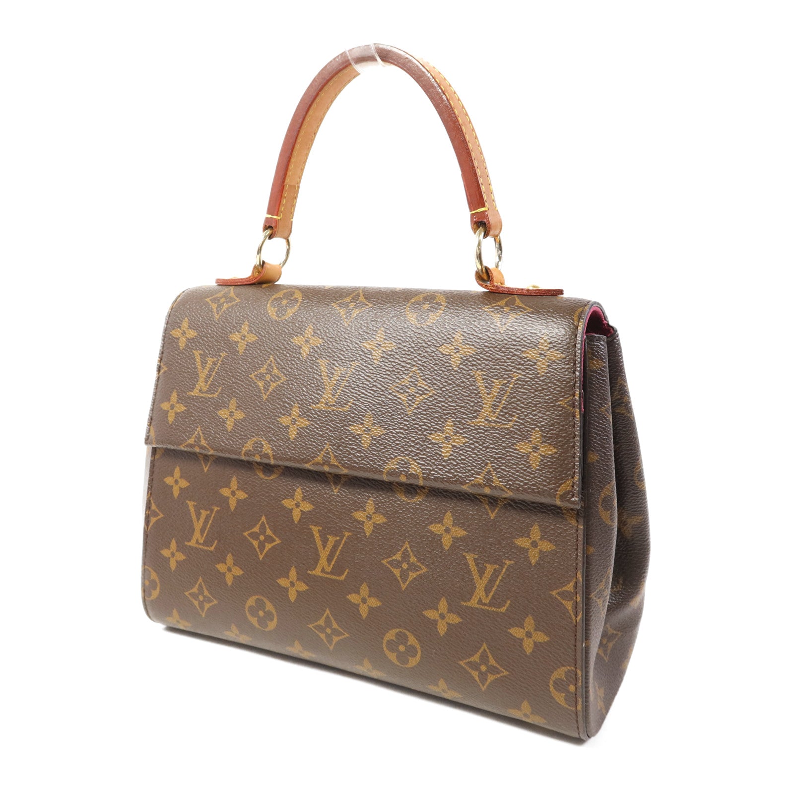 LOUIS VUITTON Monogram Cluny BB金扣手挽肩背兩用袋