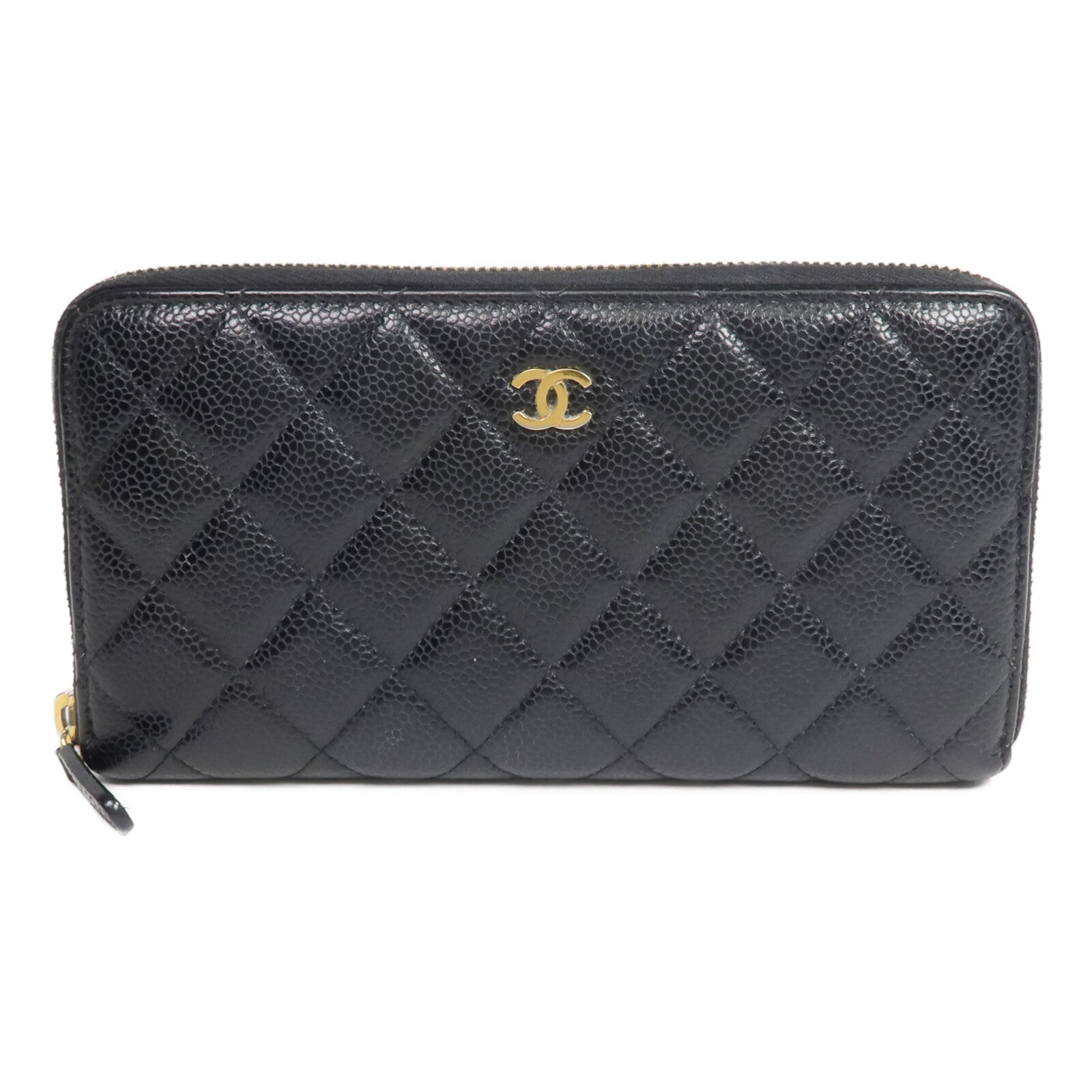 CHANEL 牛皮皮革Zipper Long Wallet長錢包