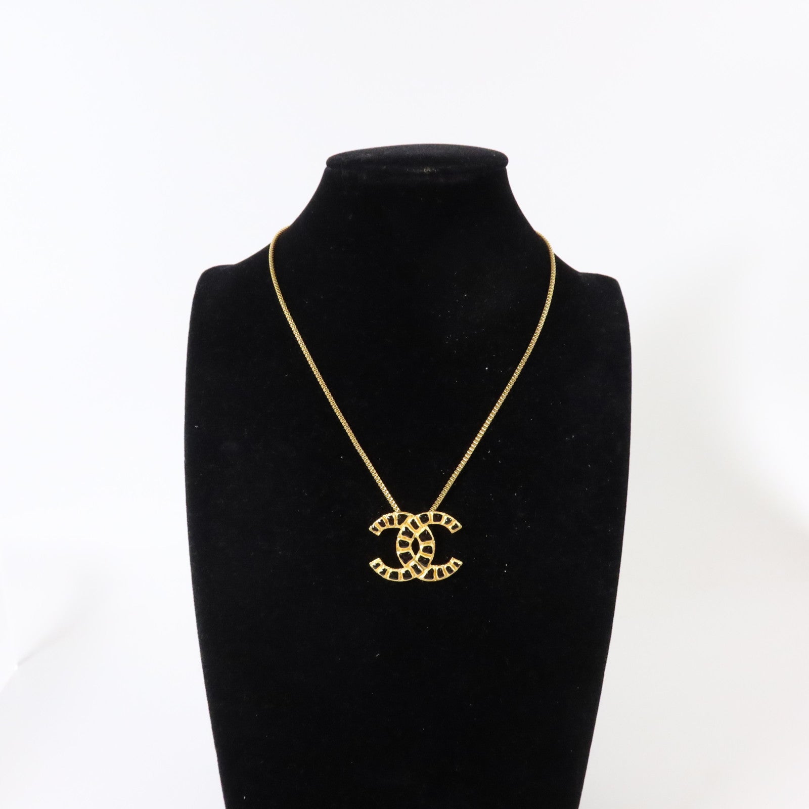 CHANEL PVC/金屬CC Necklace項鏈
