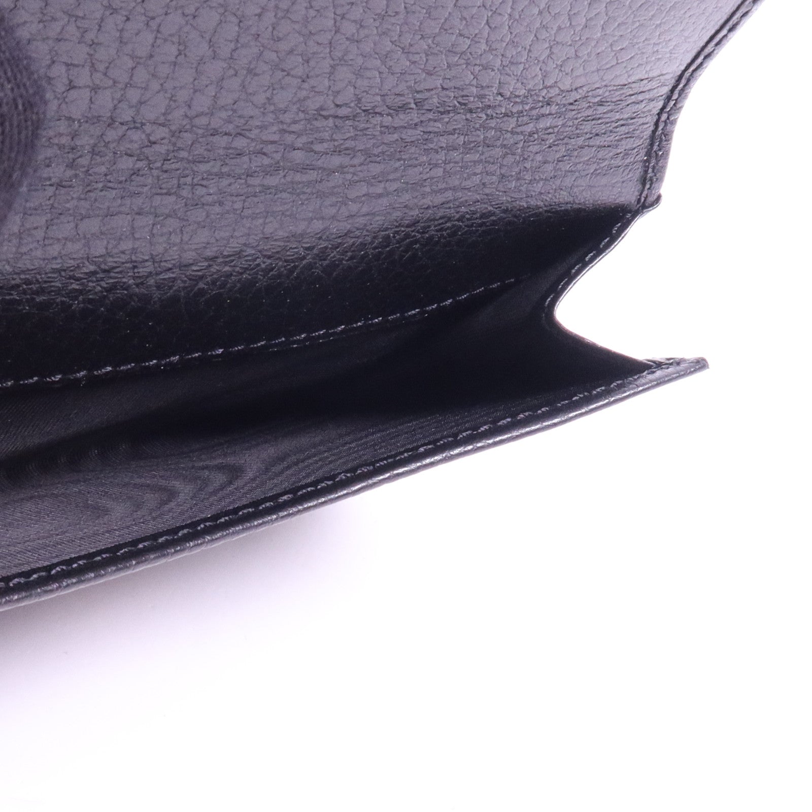 GUCCI 牛皮皮革Wallet銀扣錢包