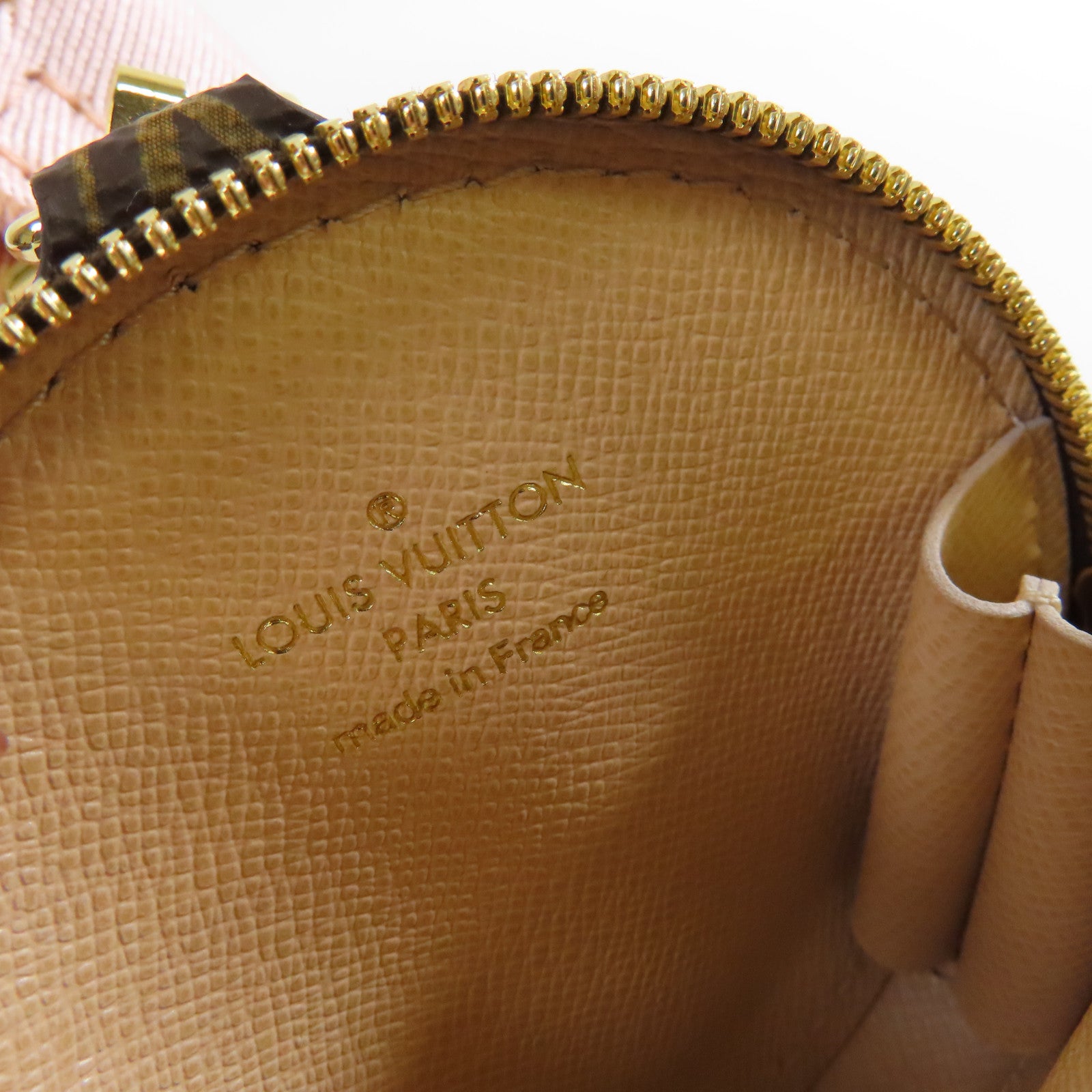 LOUIS VUITTON Monogram Multi Pochette Accessoires Shoulder Bag金扣肩背袋啡色/粉紅色