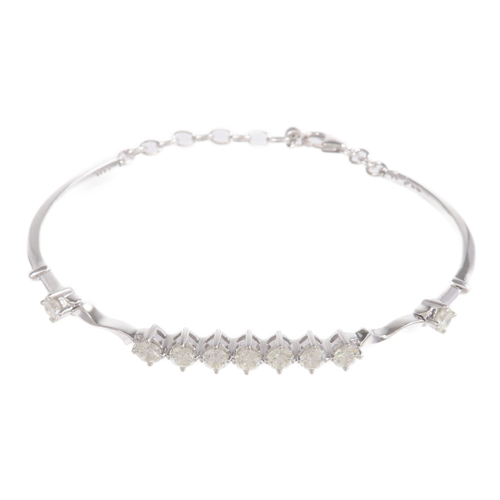 JEWELRY 18K白金Diamond Bracelet鑽石手鏈