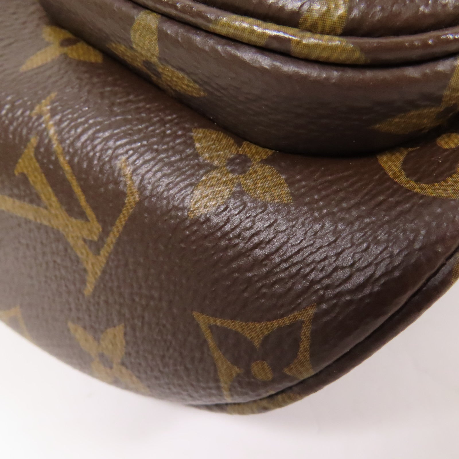 LOUIS VUITTON Monogram Mini Bumbag金扣手挽肩背兩用袋棕色