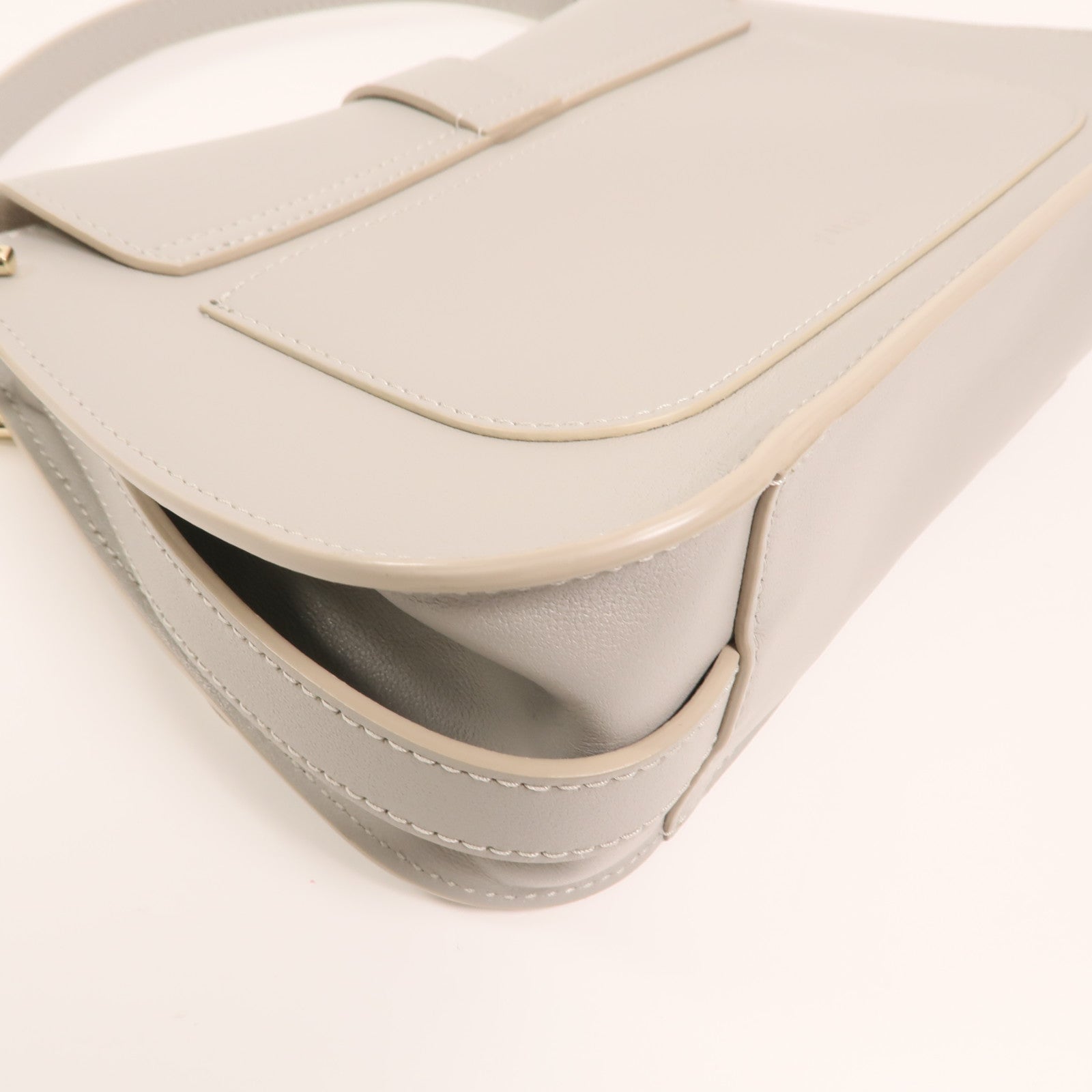 Furla 皮革Shoulder Bag金扣手挽肩背兩用袋