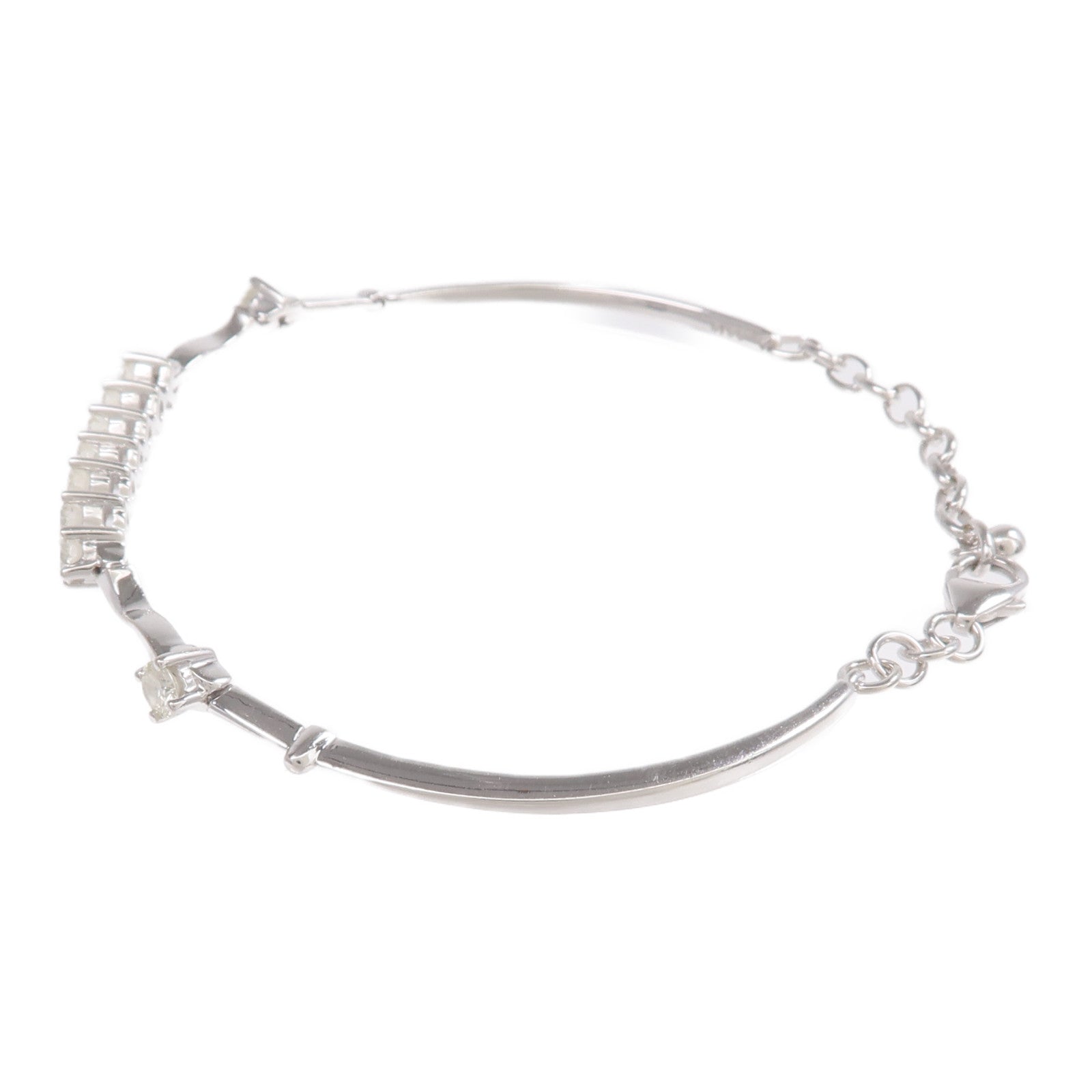 JEWELRY 18K白金Diamond Bracelet鑽石手鏈