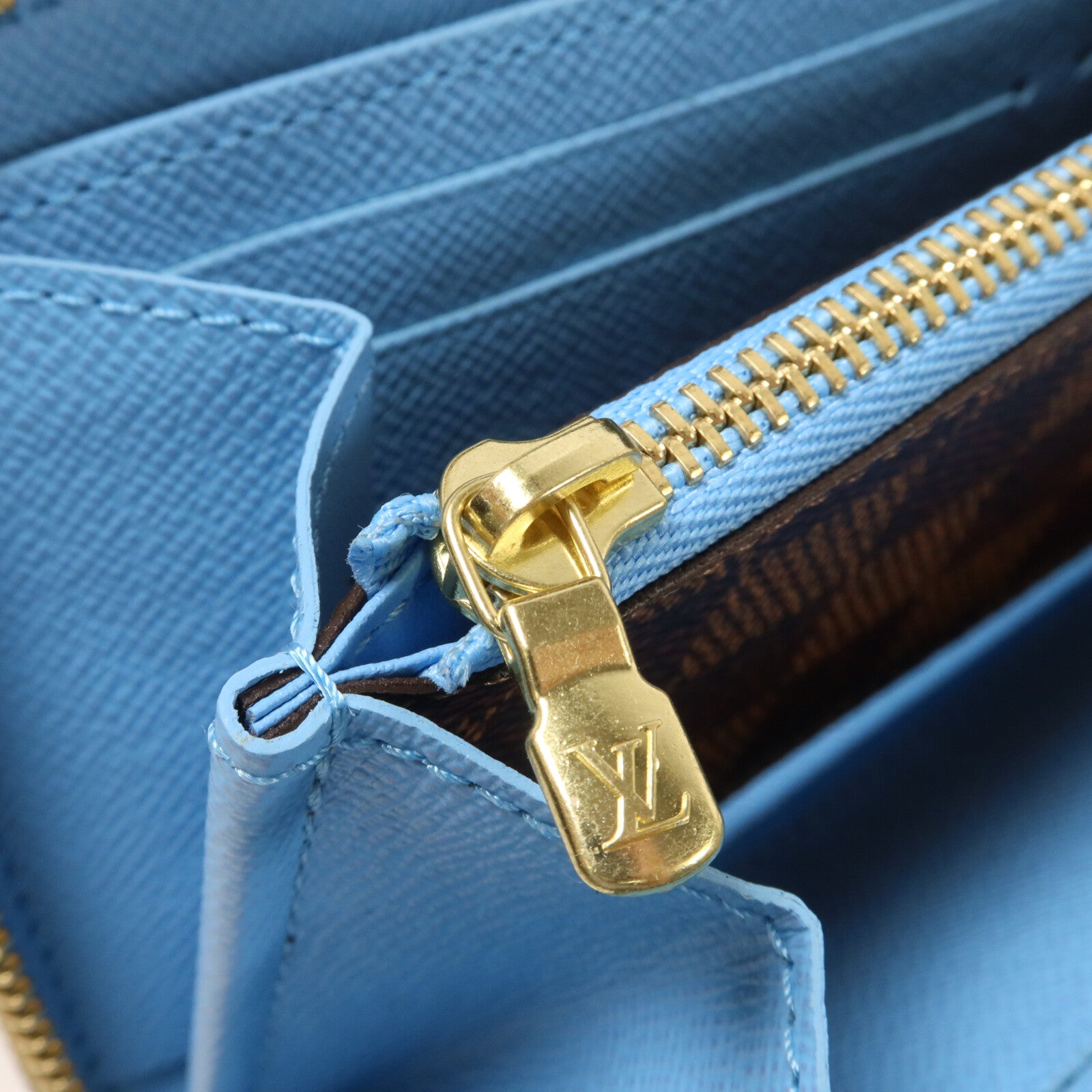 LOUIS VUITTON Damier Portefeuille Clemence長錢包