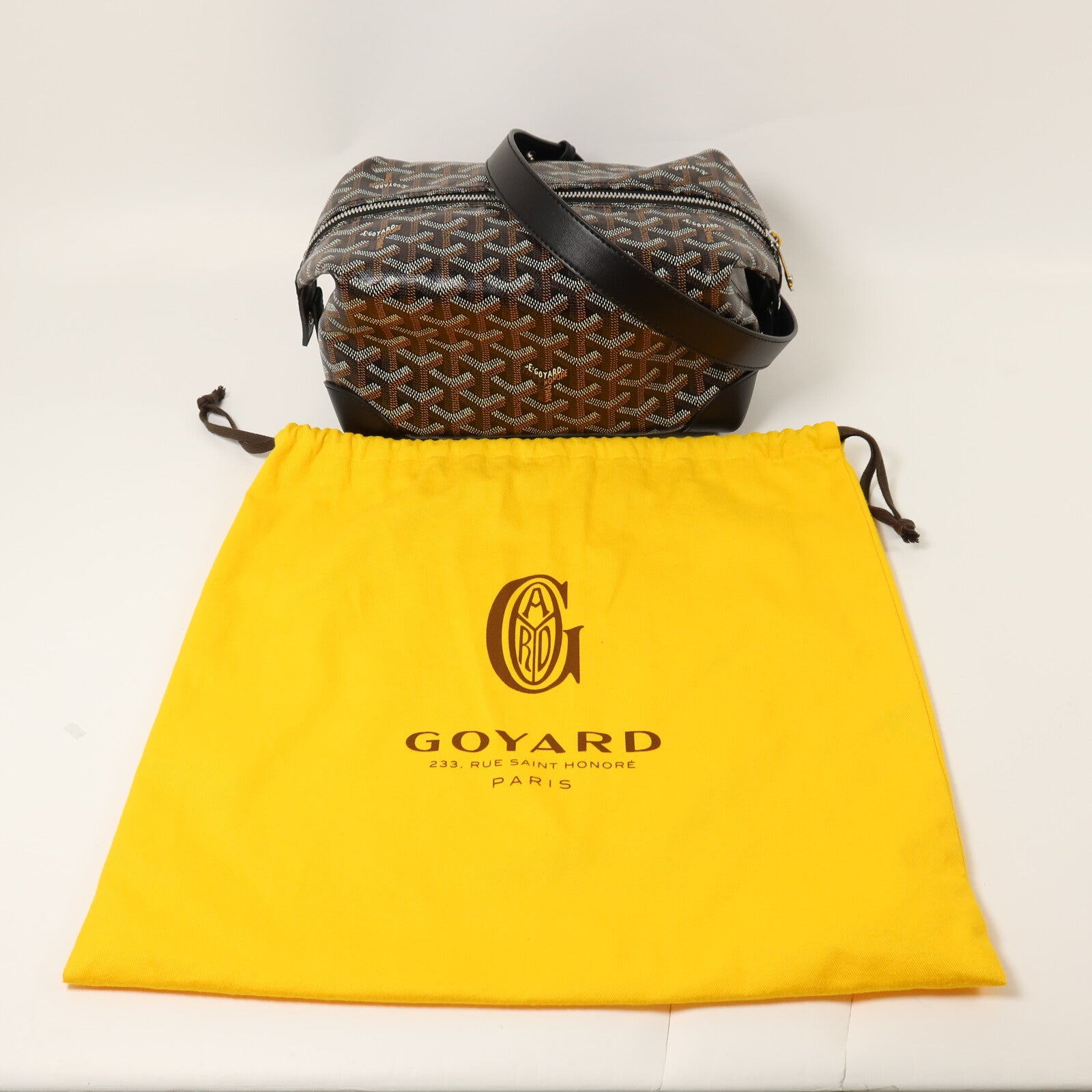 GOYARD 塗層帆布Goyard Bowling 25 Toiletry肩背袋