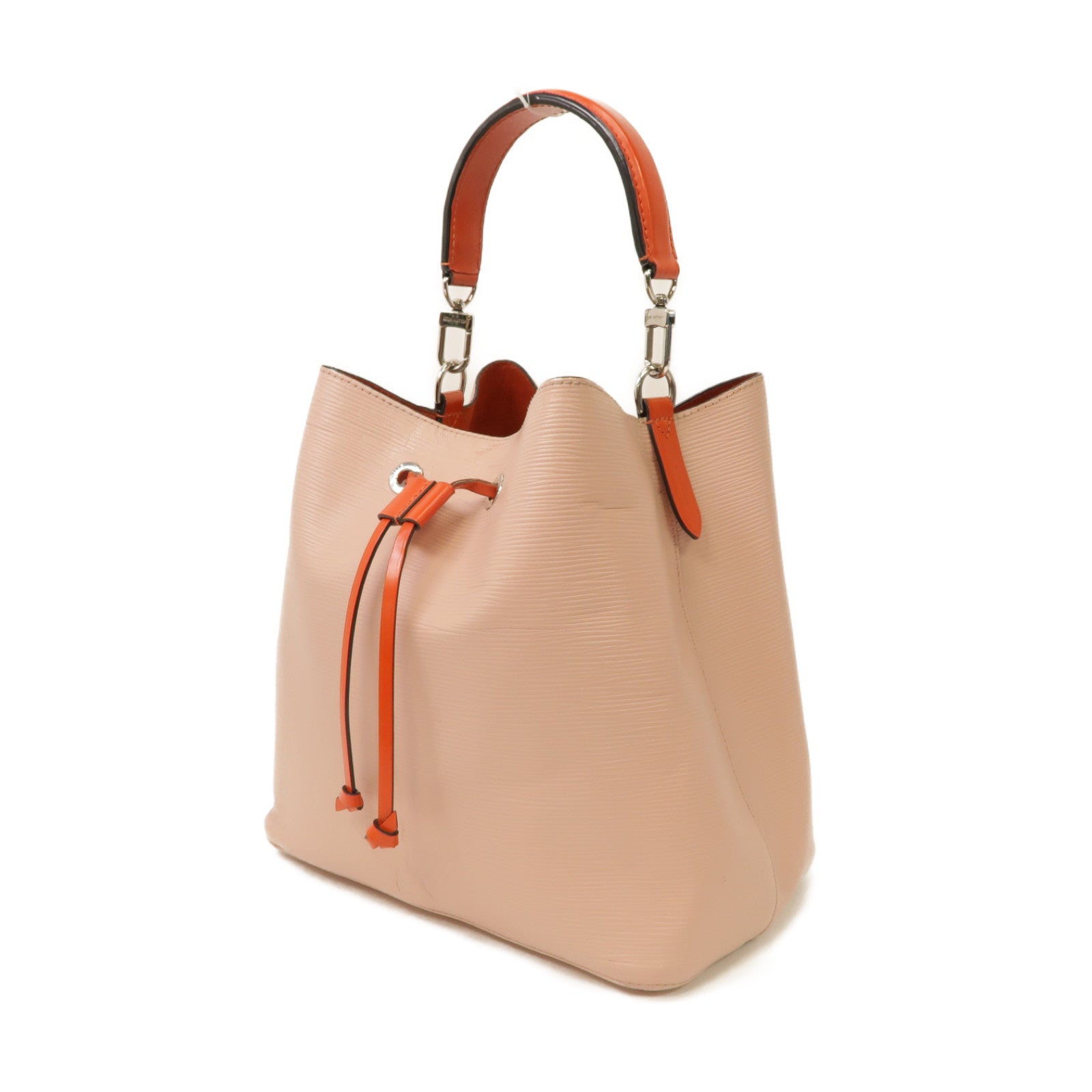 LOUIS VUITTON 【清倉大減價】Epi Neo Noe 2 Way Shoulder銀扣手挽肩背兩用袋紅色/粉紅色