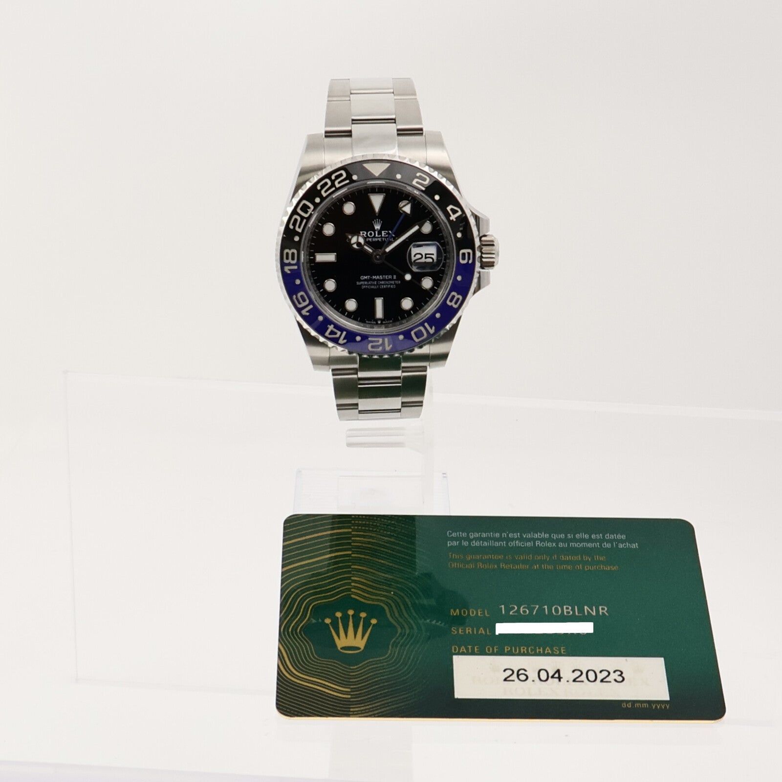 ROLEX GMT Master II 126710BLNR