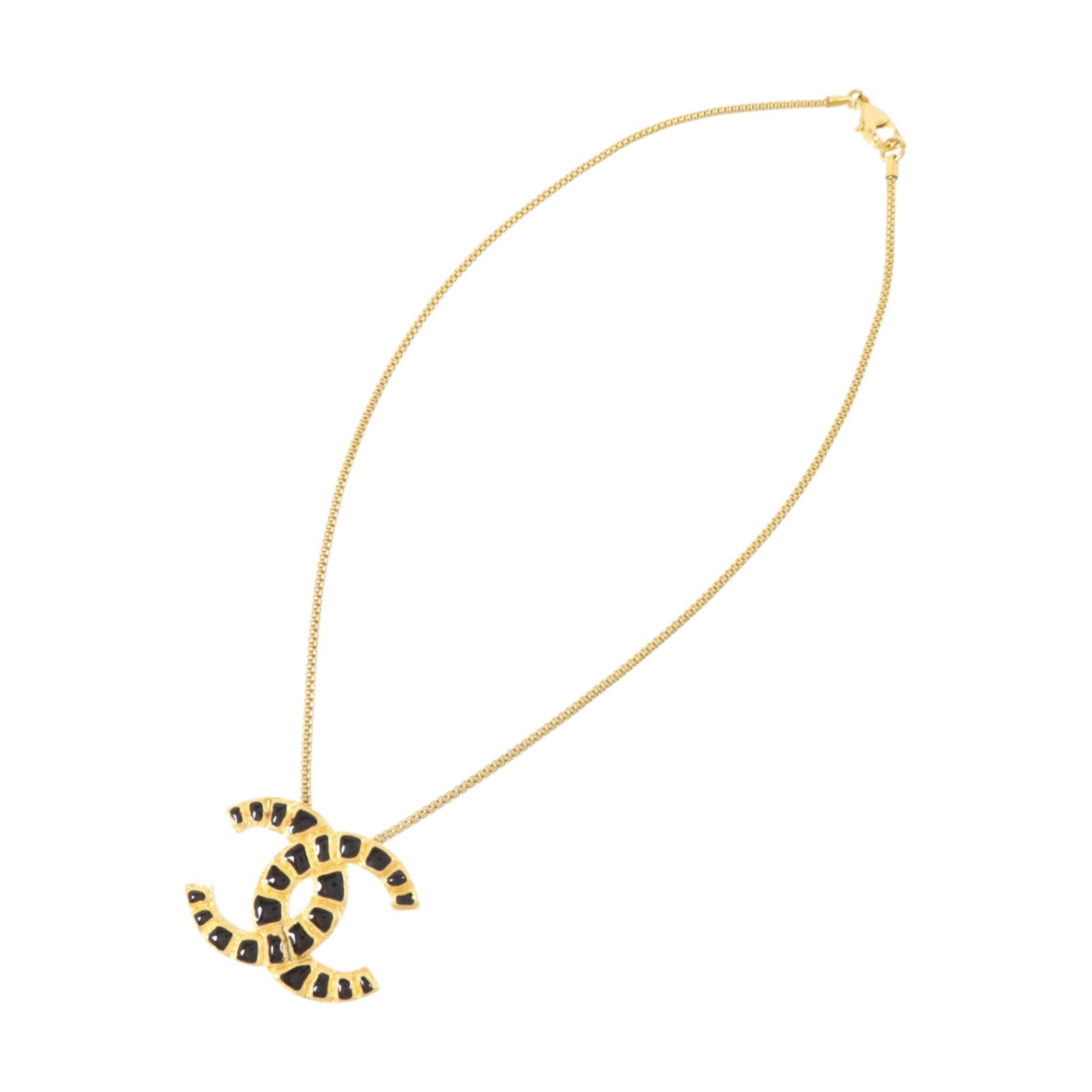 CHANEL PVC/金屬CC Necklace項鏈