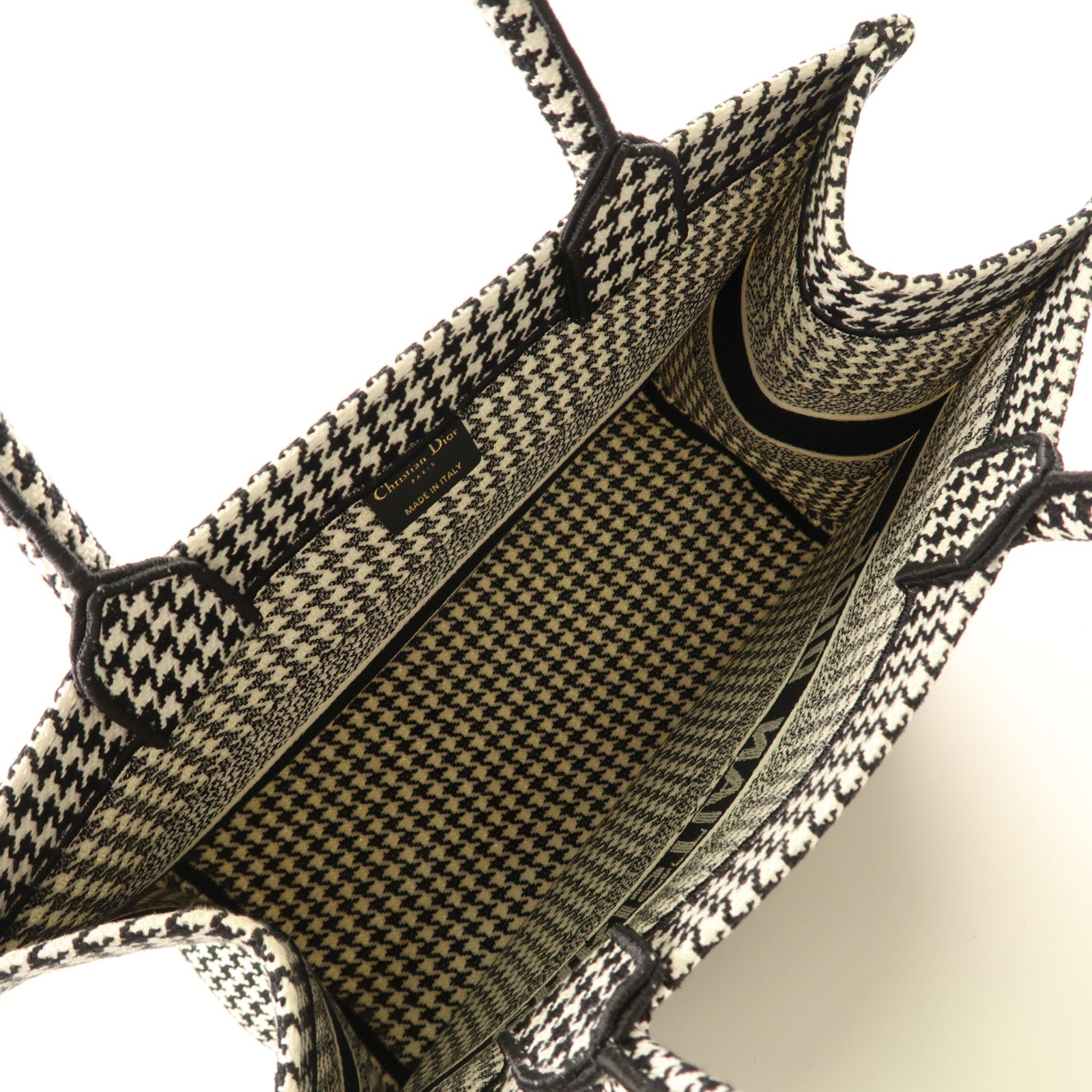 Dior 【激減優惠】帆布Book Tote手挽袋黑色/白色