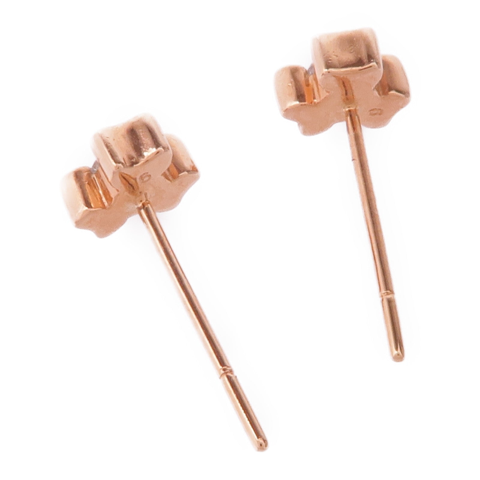 JEWELRY 18K玫瑰金Diamond Earrings鑽石耳環