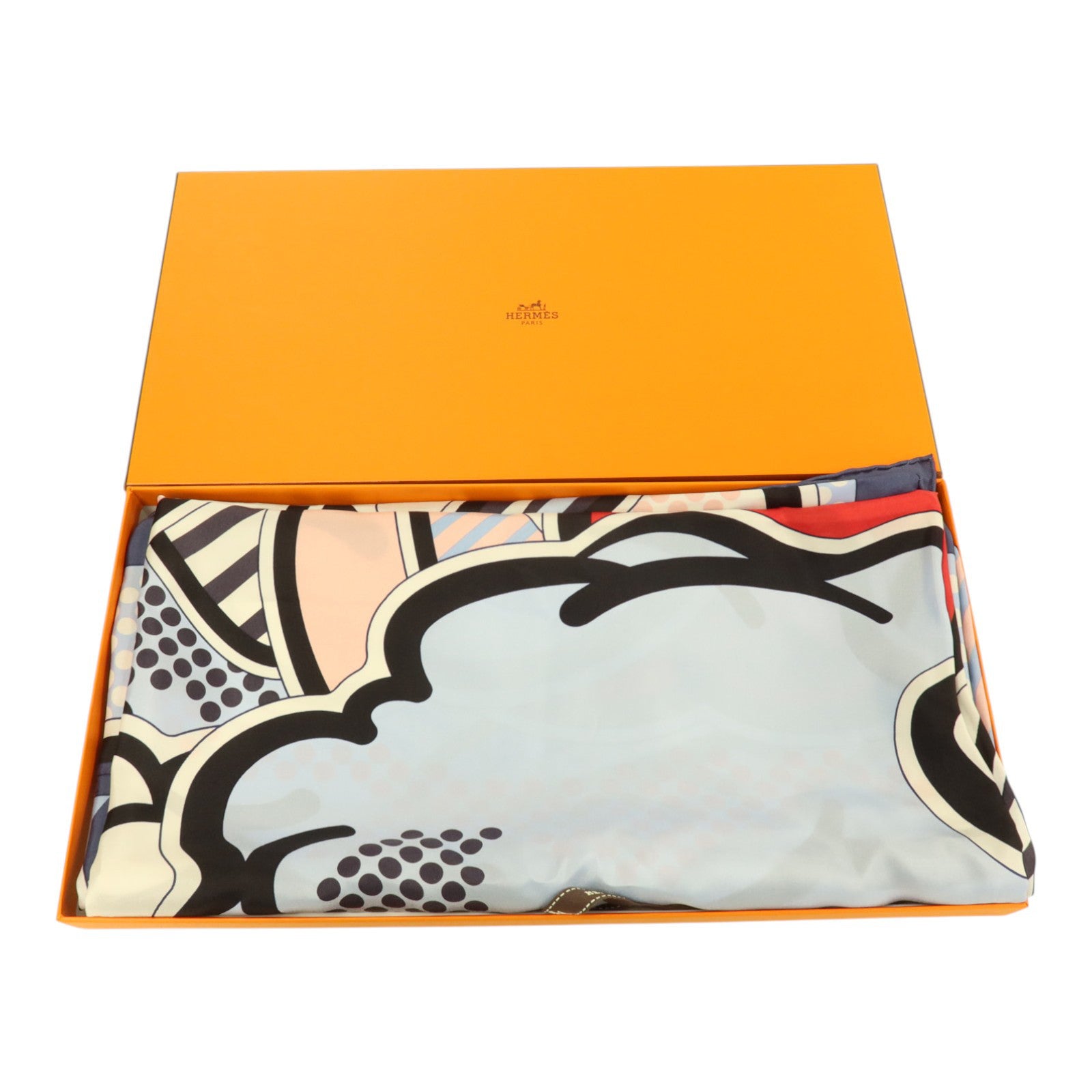 HERMES 絲質Scarf 140x140cm絲巾