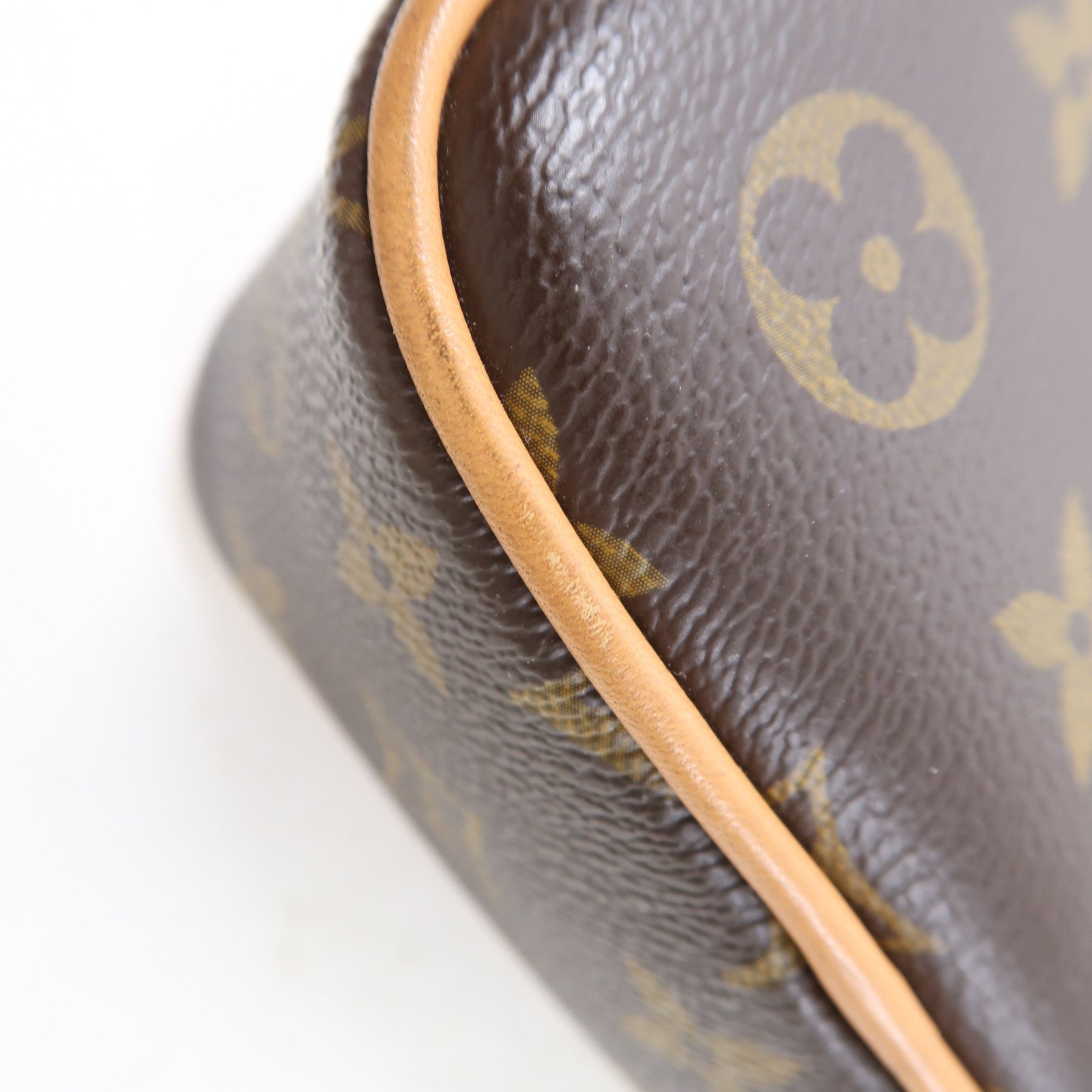LOUIS VUITTON Monogram Game On Coeur金扣肩背袋棕色