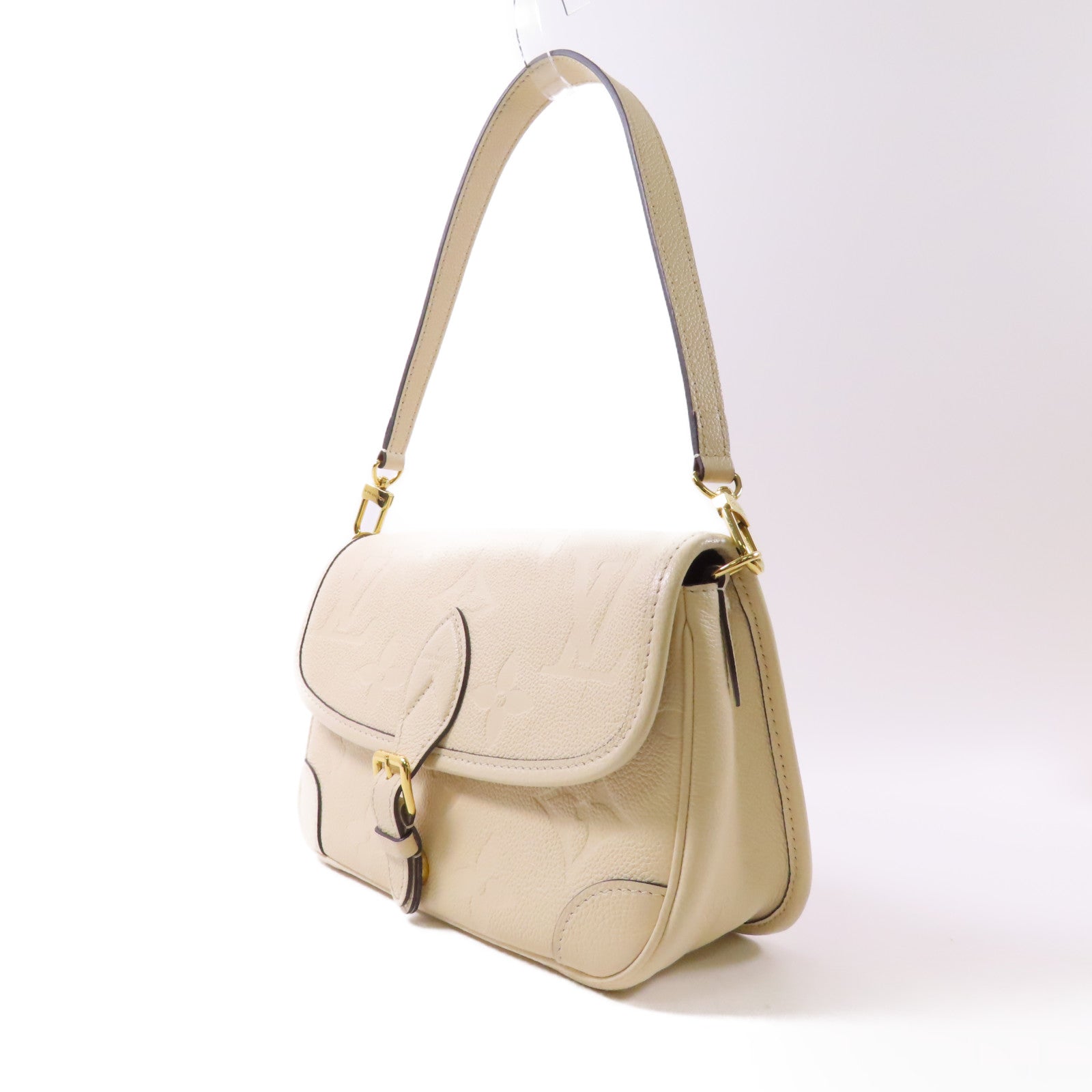 LOUIS VUITTON Monogram Empreinte Diane金扣手挽肩背兩用袋