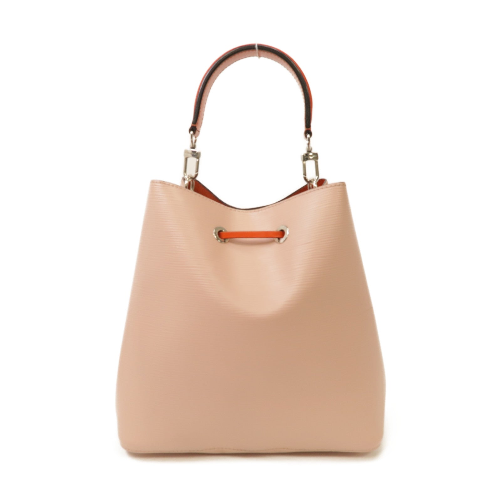 LOUIS VUITTON 【清倉大減價】Epi Neo Noe 2 Way Shoulder銀扣手挽肩背兩用袋紅色/粉紅色