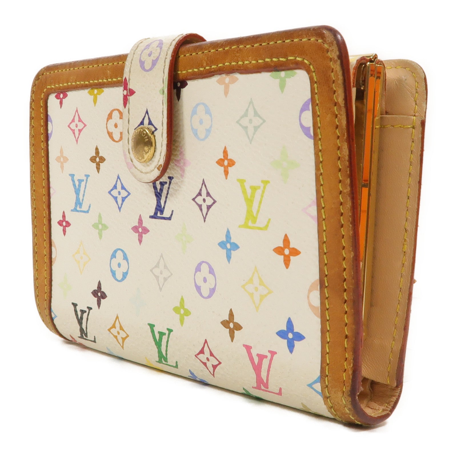 LOUIS VUITTON Monogram Multicolore Takashi Murakami Portefeuille Viennois錢包
