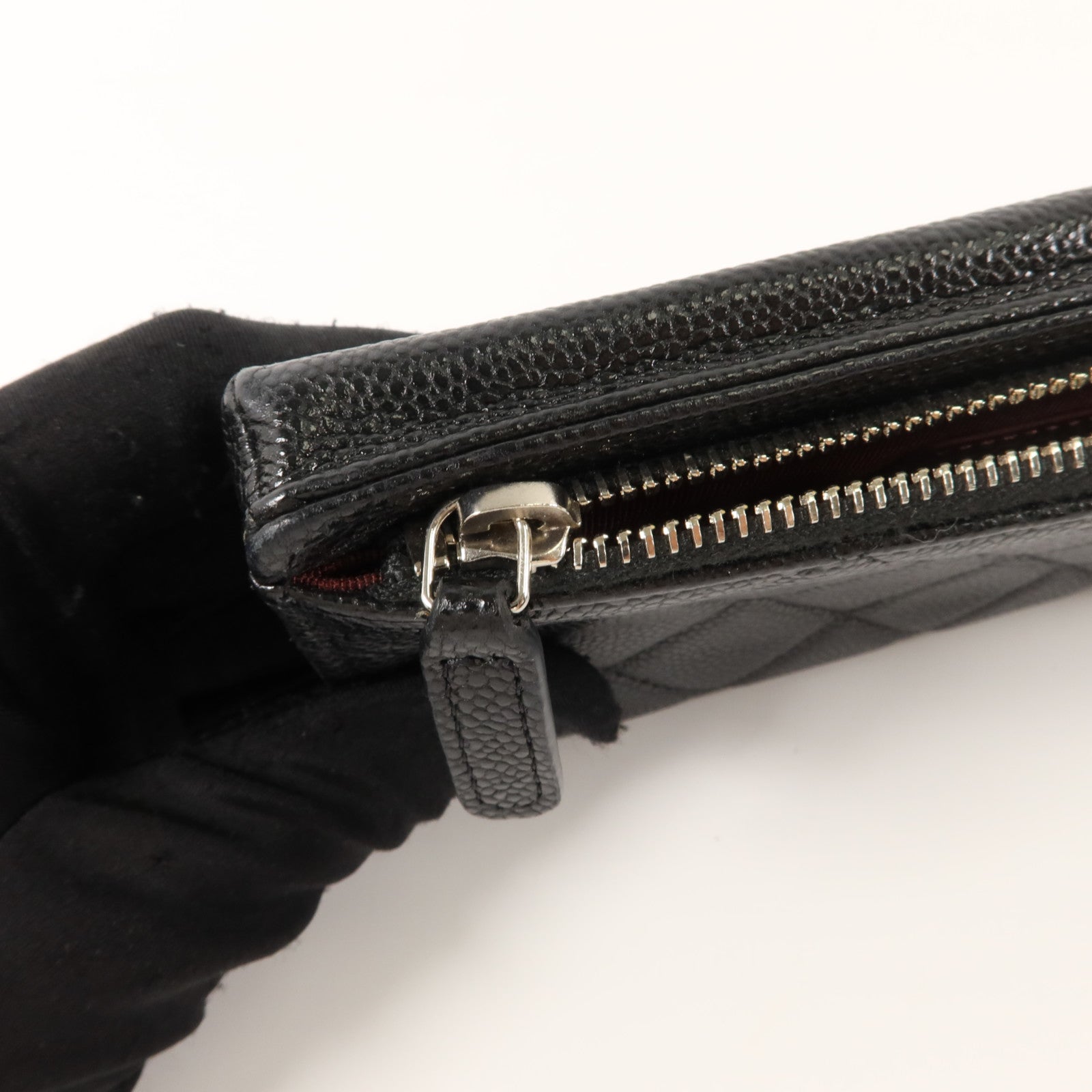 CHANEL 牛皮皮革Classic Phone Holder With Chain銀扣肩背袋