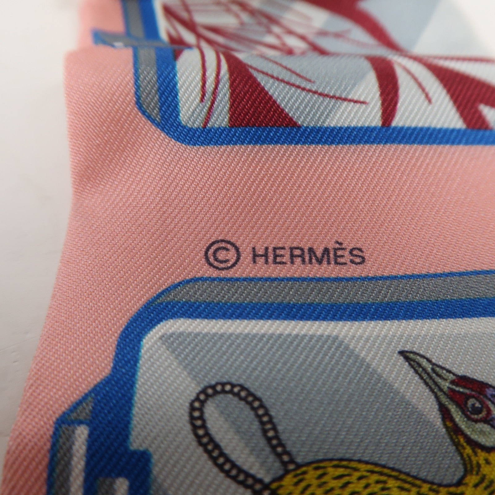 HERMES 絲質Twilly絲巾