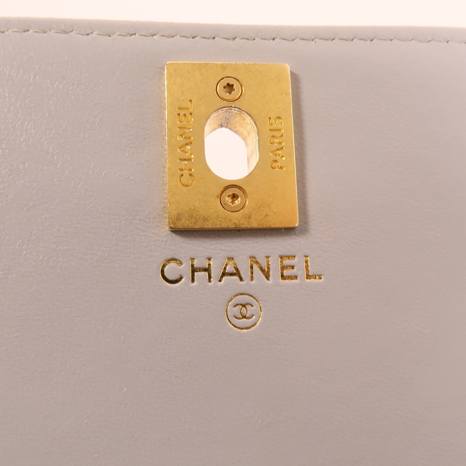 CHANEL 羊皮皮革WOC Wallet On Chain鏈帶肩背袋