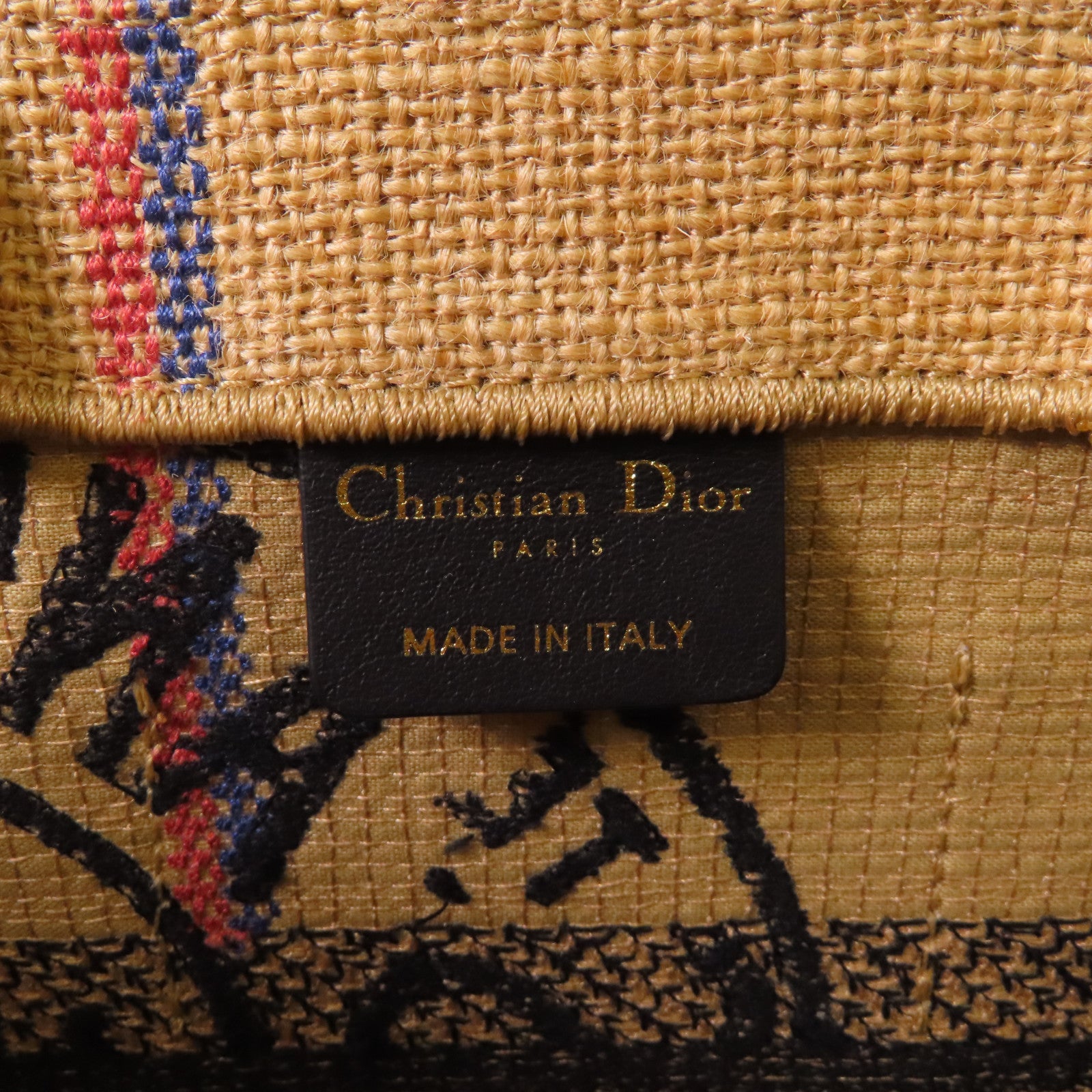 Dior 【激減優惠】帆布Jute Catherine Tote手挽袋啡色