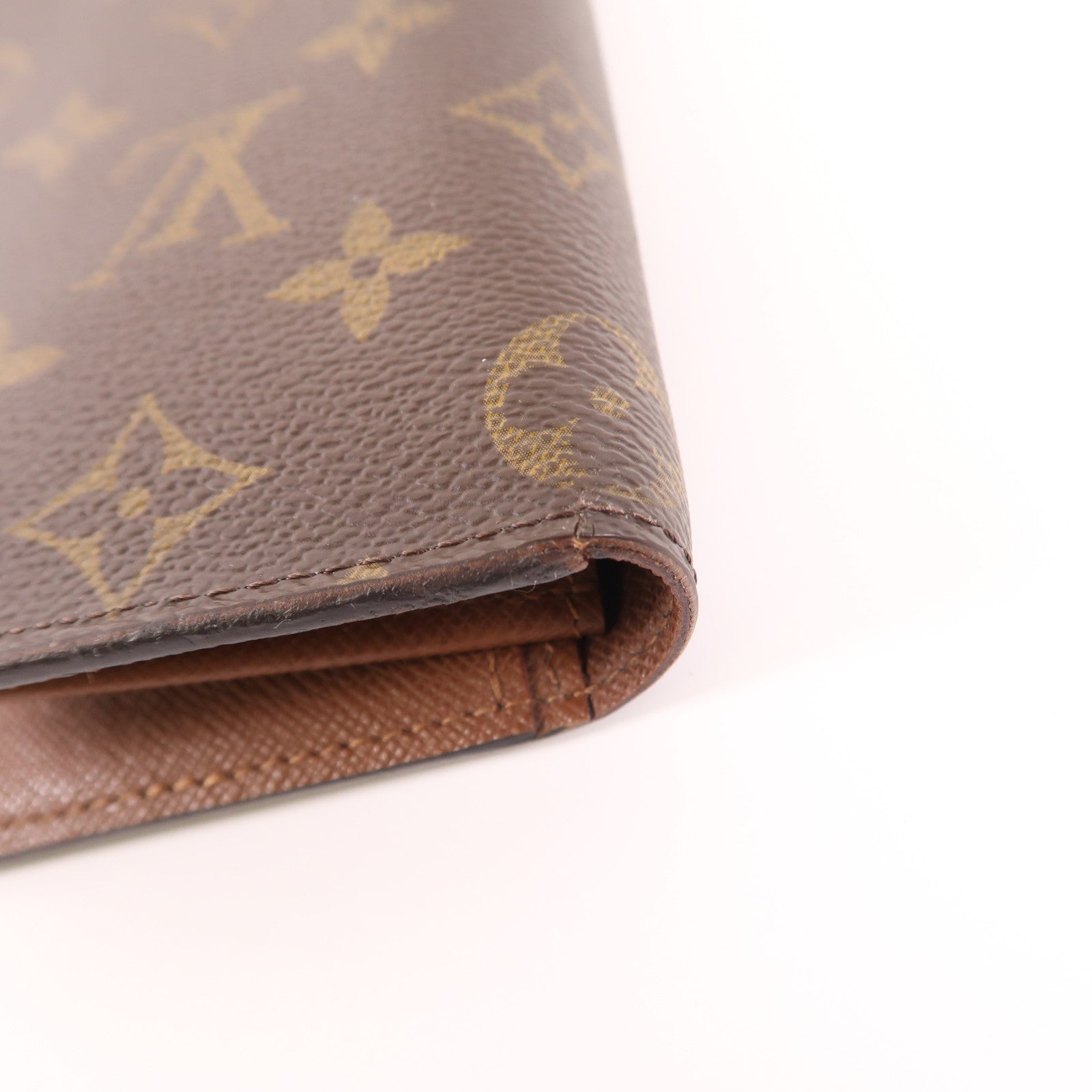 LOUIS VUITTON Monogram Brazza Wallet金扣長錢包