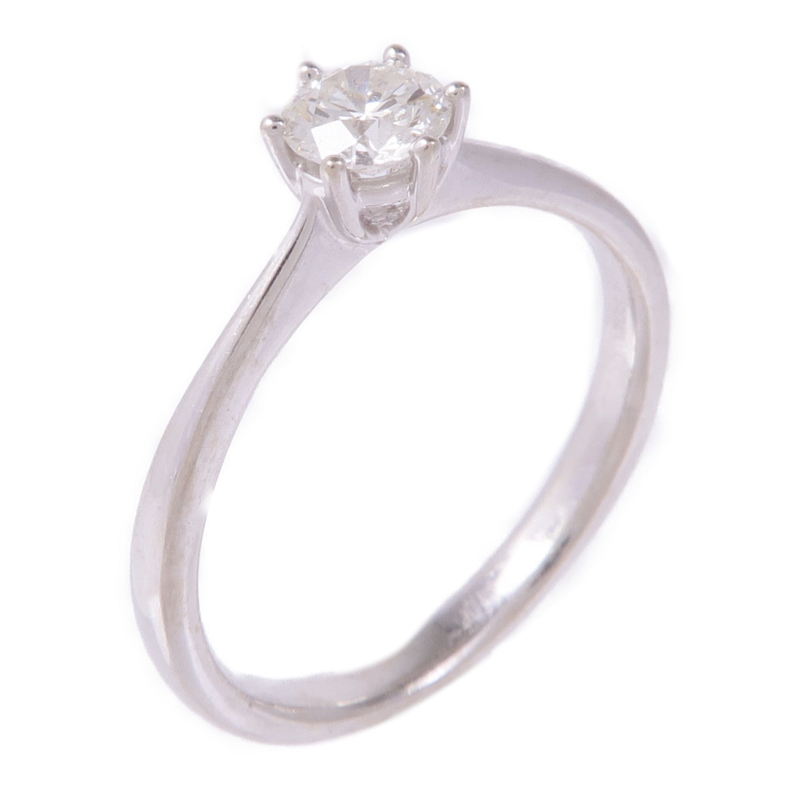 JEWELRY 【激減優惠】18K白金Diamond Ring鑽石戒指US#6.75