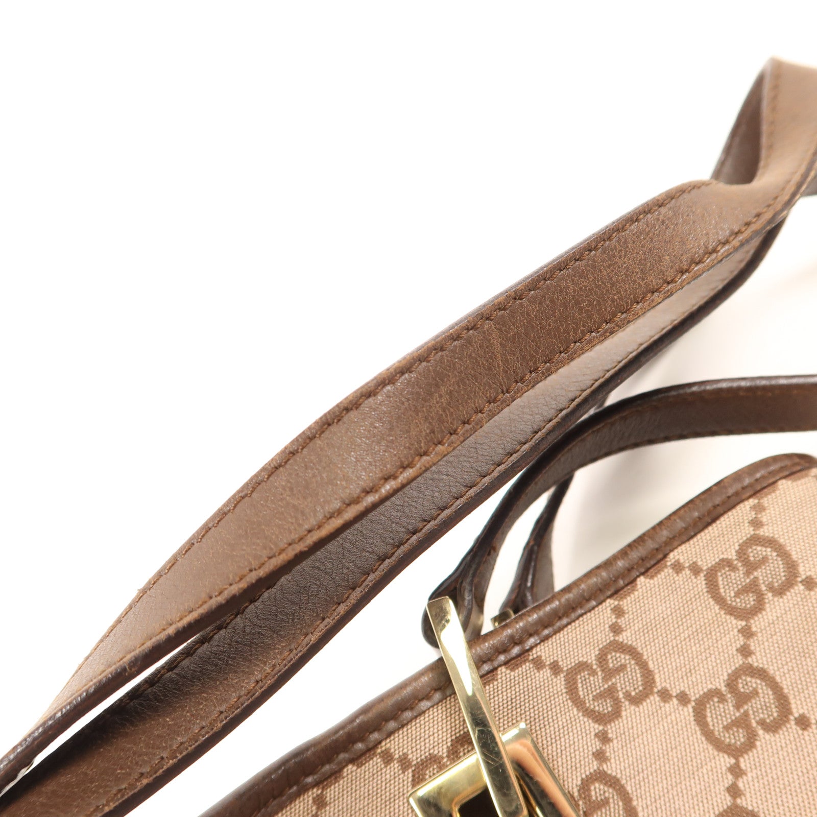 GUCCI 帆布Tote Bag金扣手挽袋