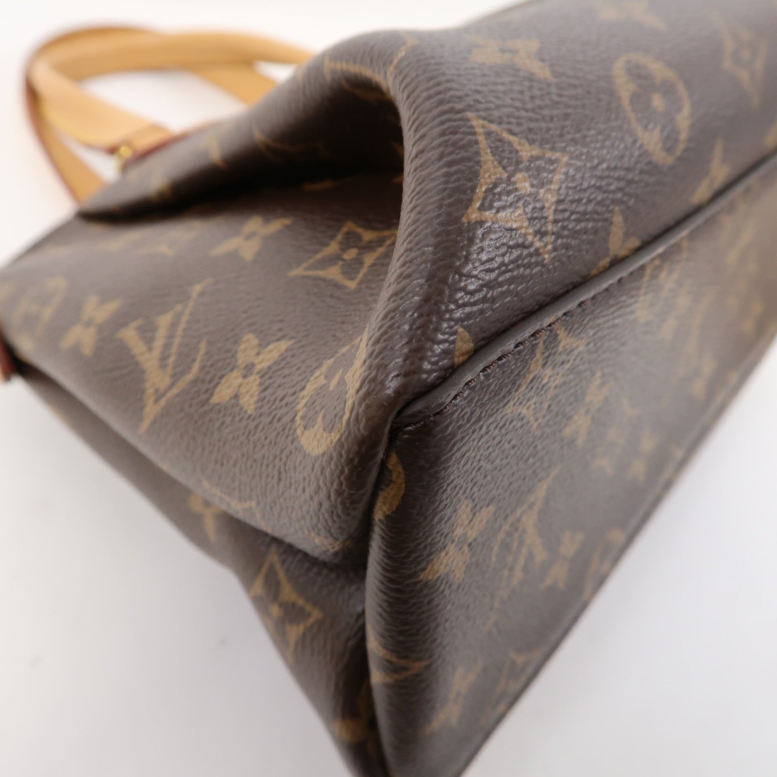 LOUIS VUITTON Monogram Rivoli PM金扣手挽肩背兩用袋啡色
