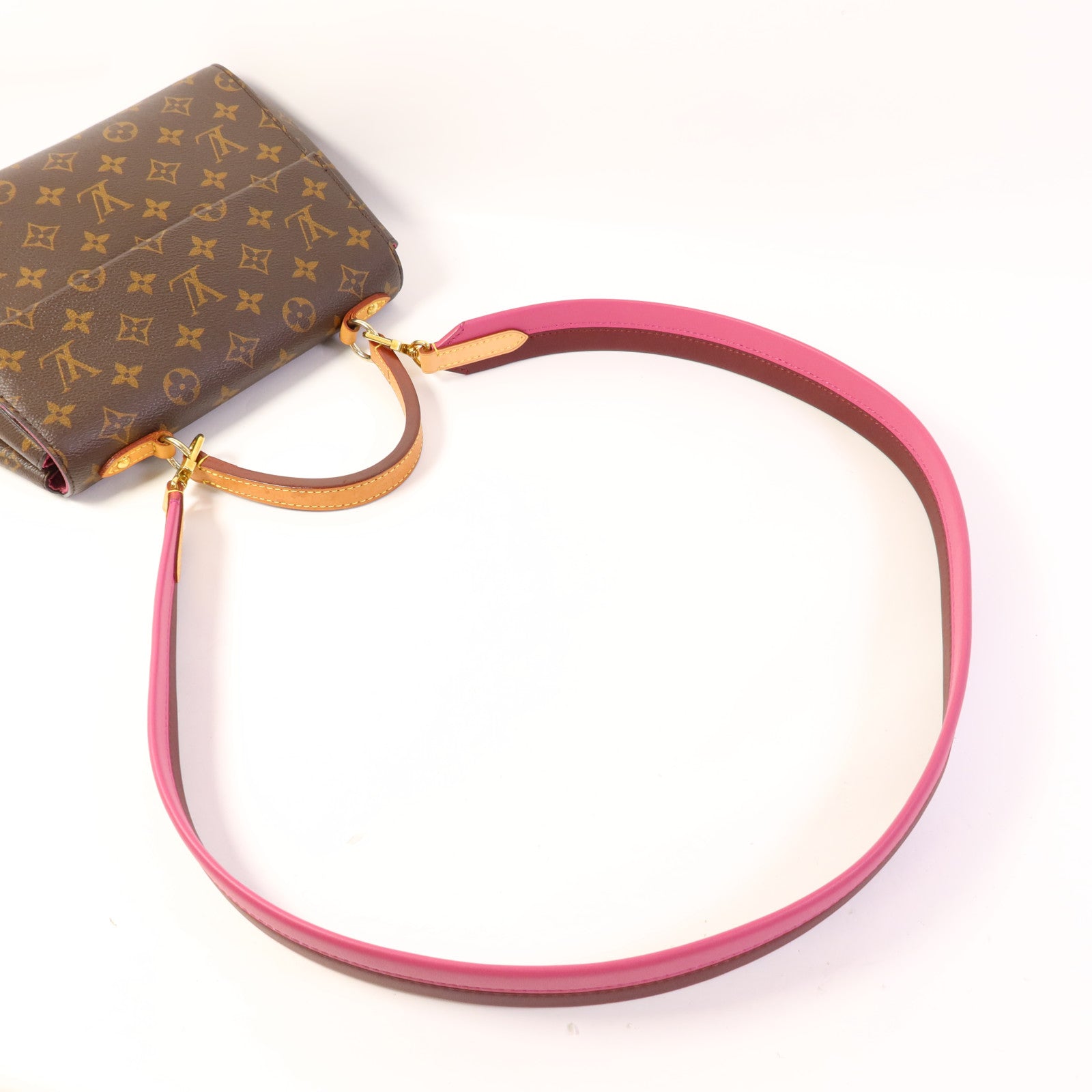 LOUIS VUITTON Monogram Cluny BB金扣手挽肩背兩用袋