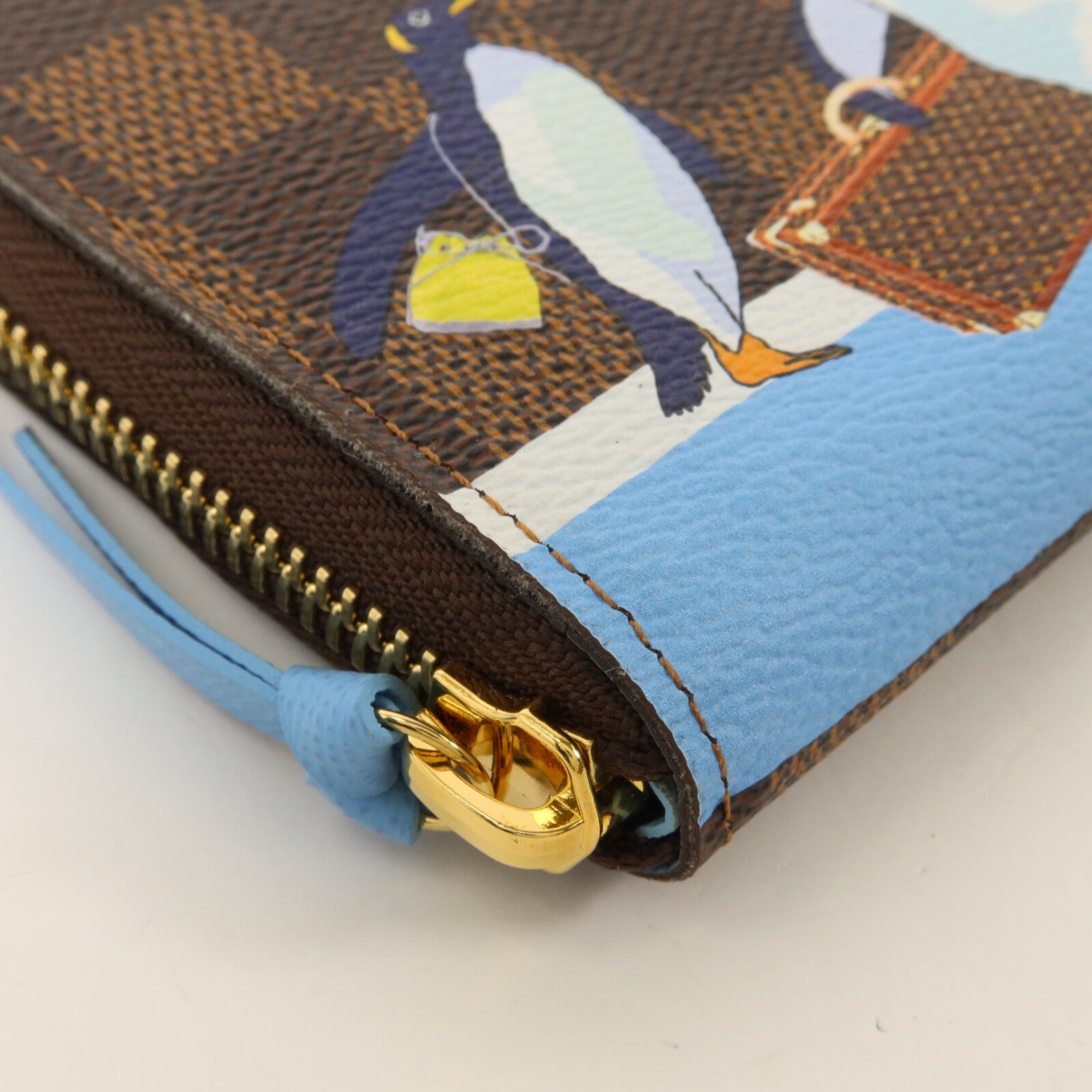 LOUIS VUITTON Damier Portefeuille Clemence長錢包