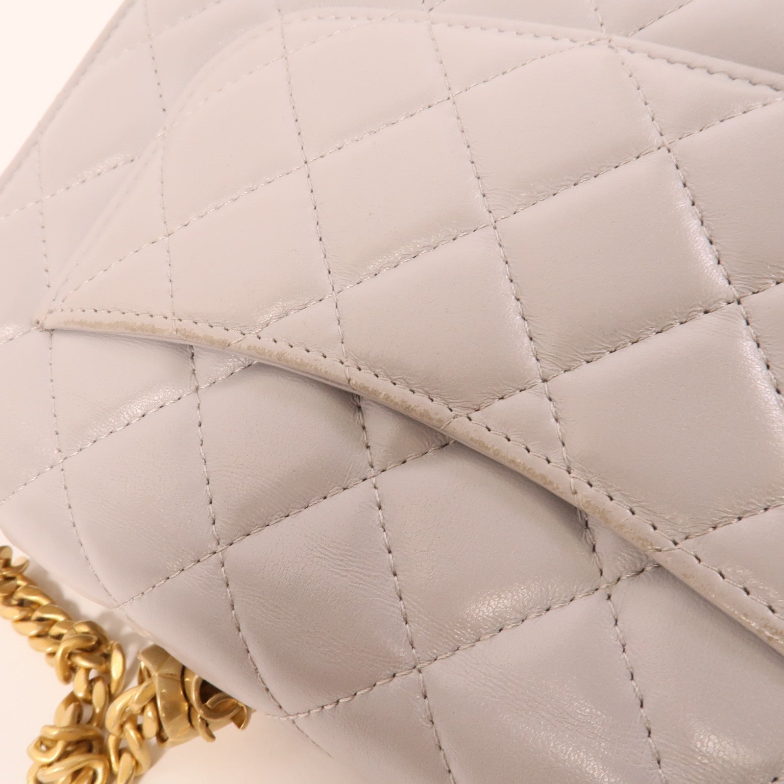 CHANEL 羊皮皮革WOC Wallet On Chain鏈帶肩背袋