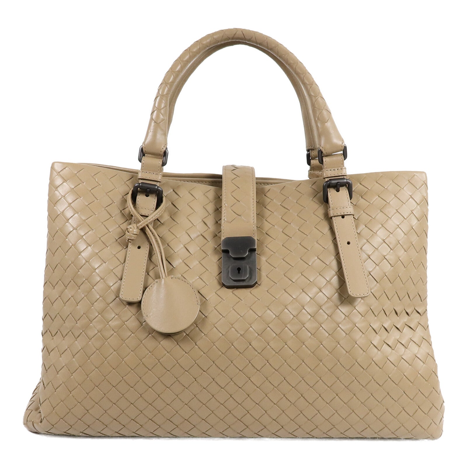 BOTTEGA VENETA 羊皮皮革Roma Medium手挽袋