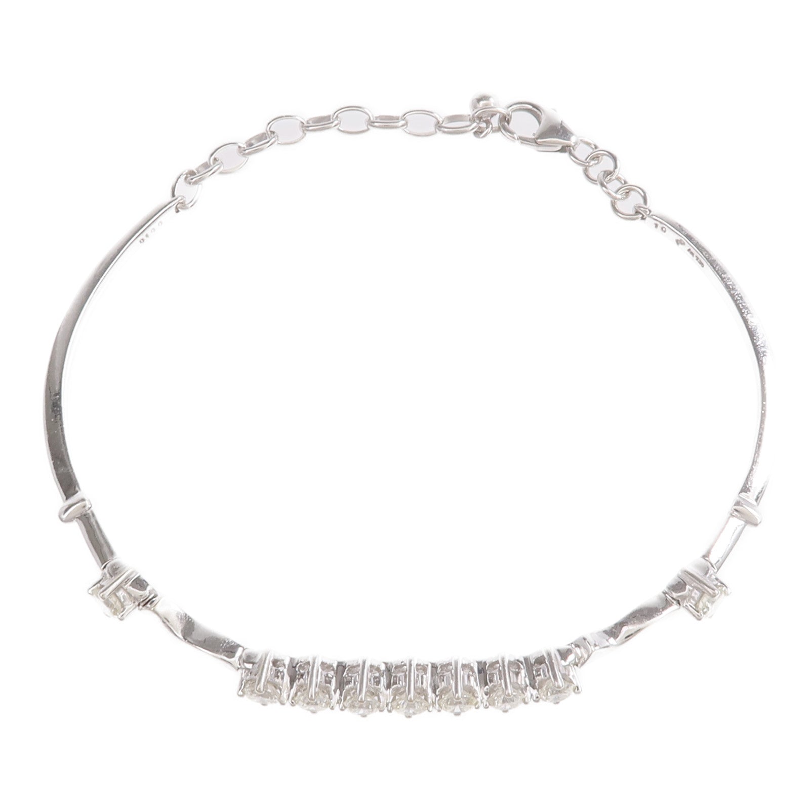 JEWELRY 18K白金Diamond Bracelet鑽石手鏈
